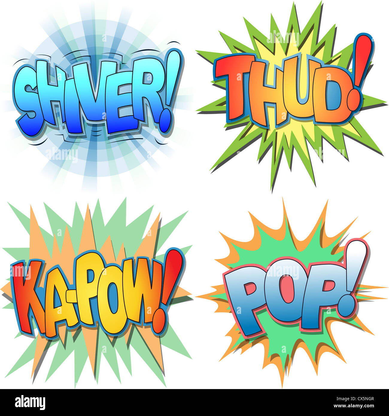 superhero-words-clipart