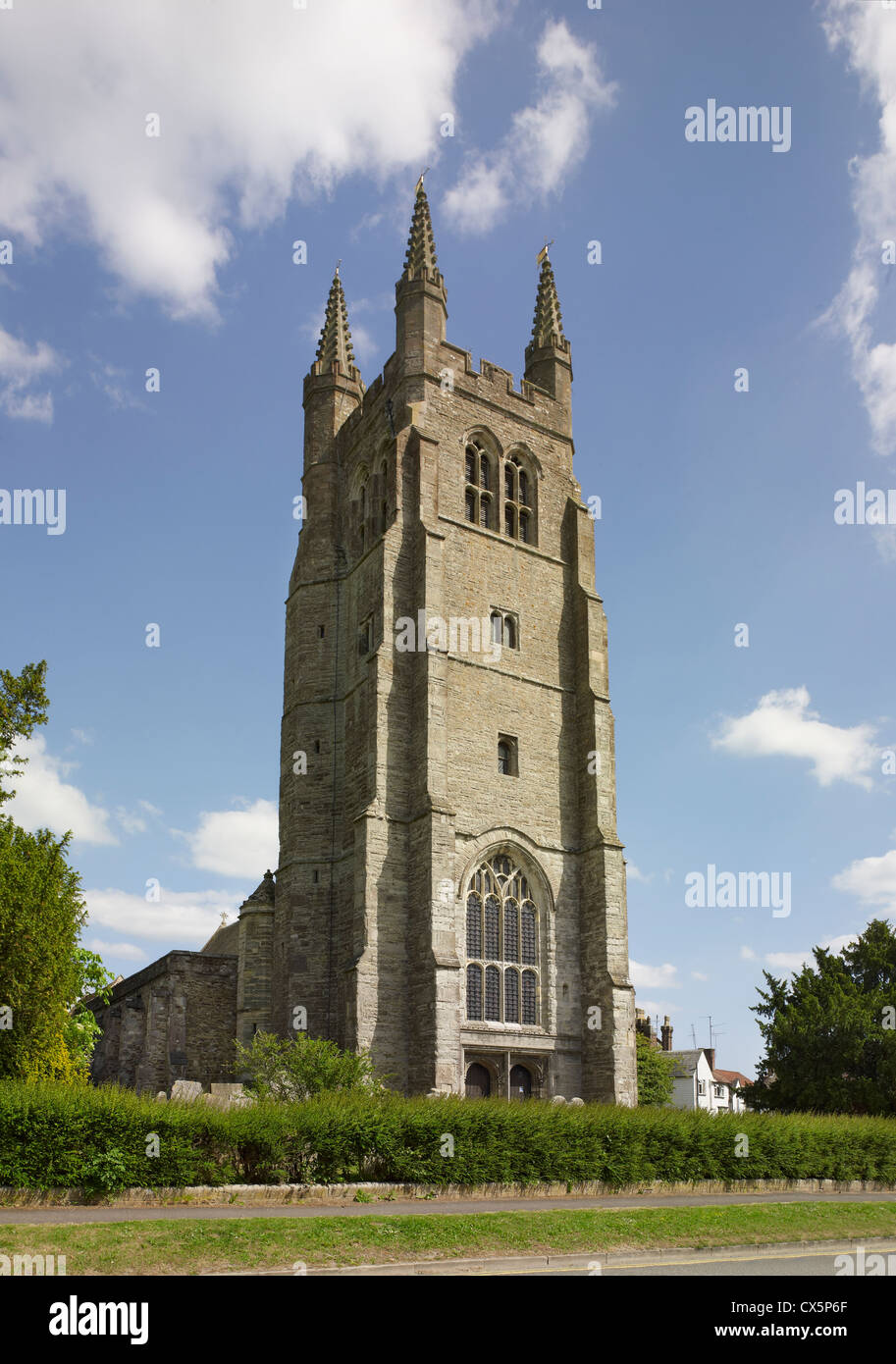 Tenterden, Kent. St Mildred's west tower Stock Photo Alamy