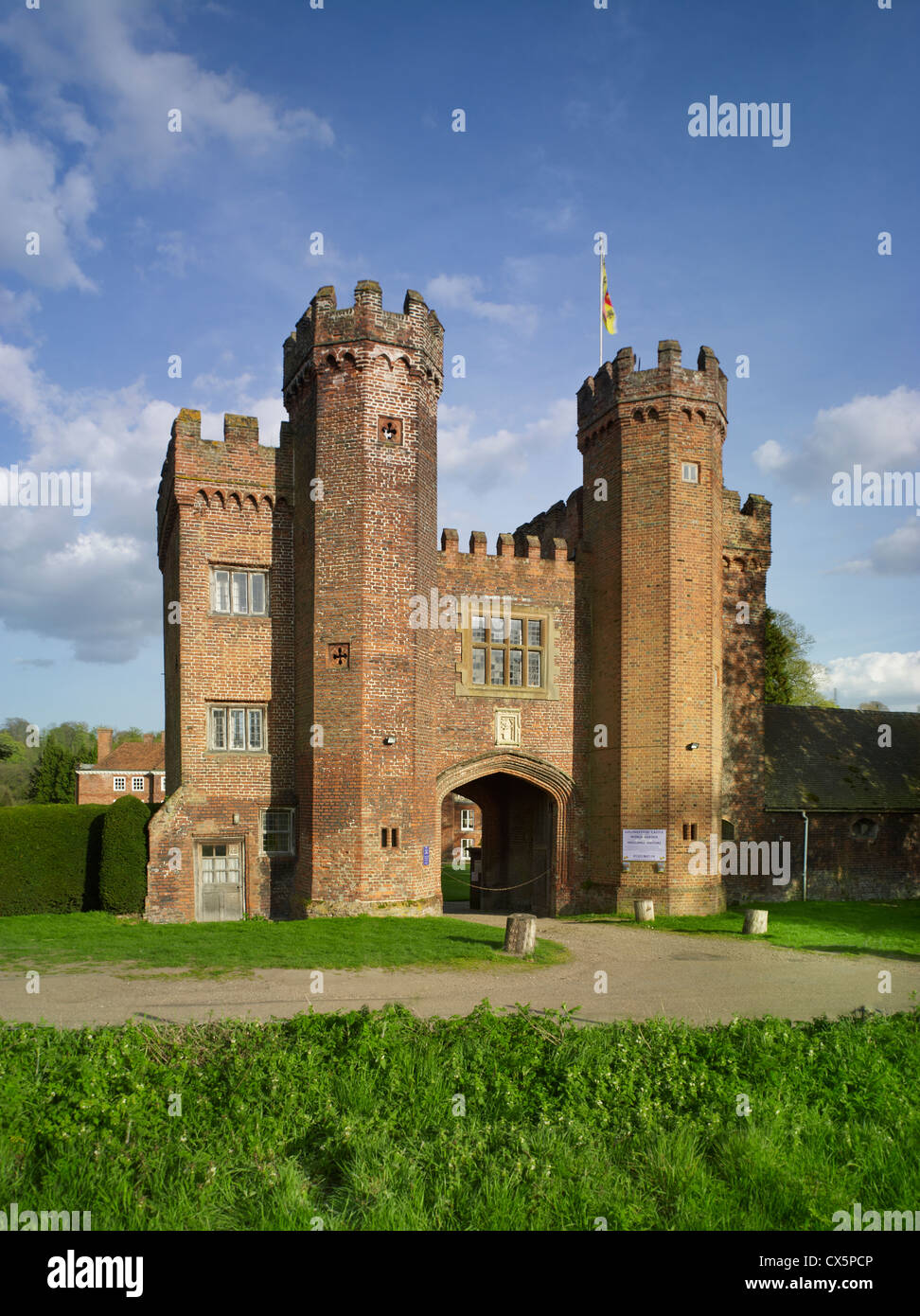 Lullingstone Castle, Kent. The Gatehouse Stock Photo