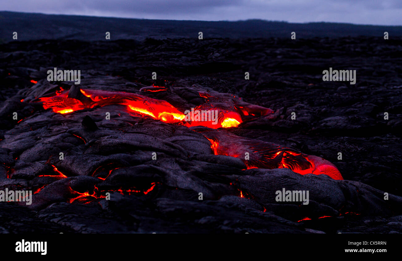 hawaii volcano Stock Photo