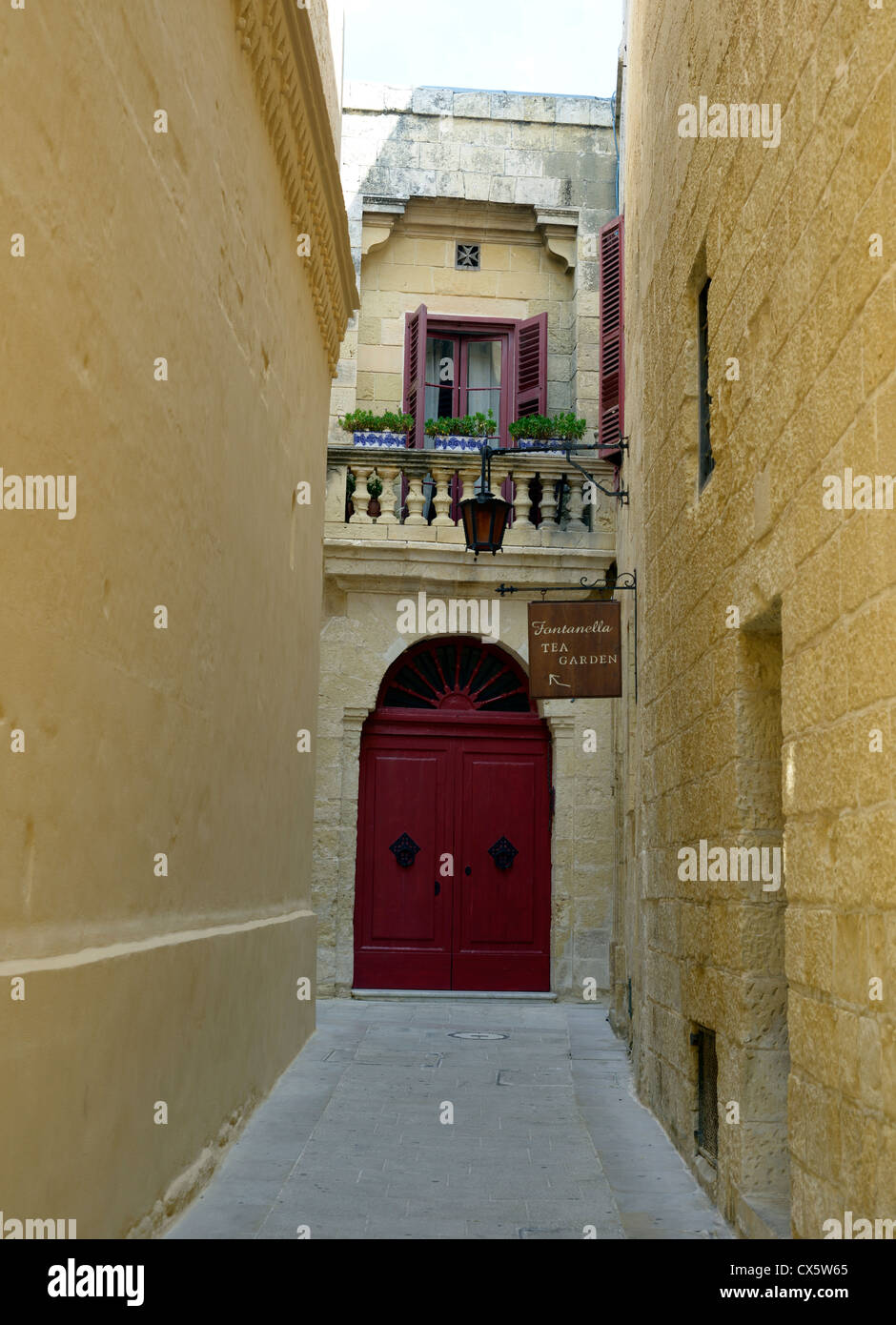 Malta, Valetta Old Town Stock Photo
