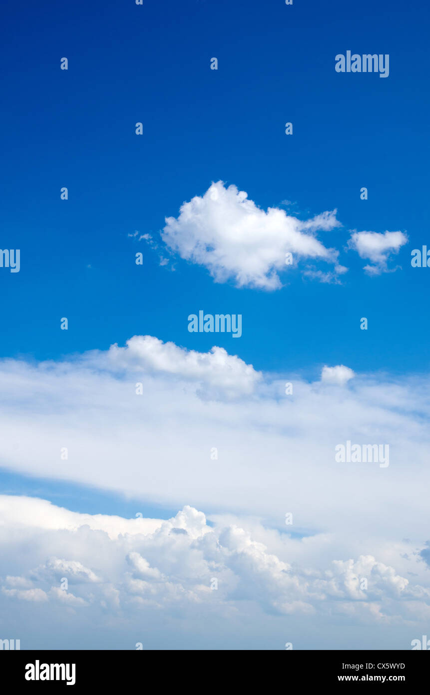 blue sky with clouds closeup Stock Photo - Alamy