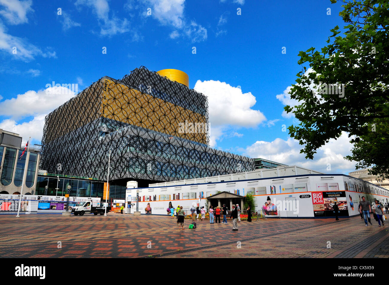 The new Library of Birmingham, Birmingham, England Stock Photo