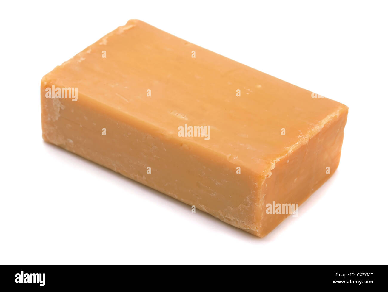 Bar of natural brown soap isolated on white Stock Photo - Alamy