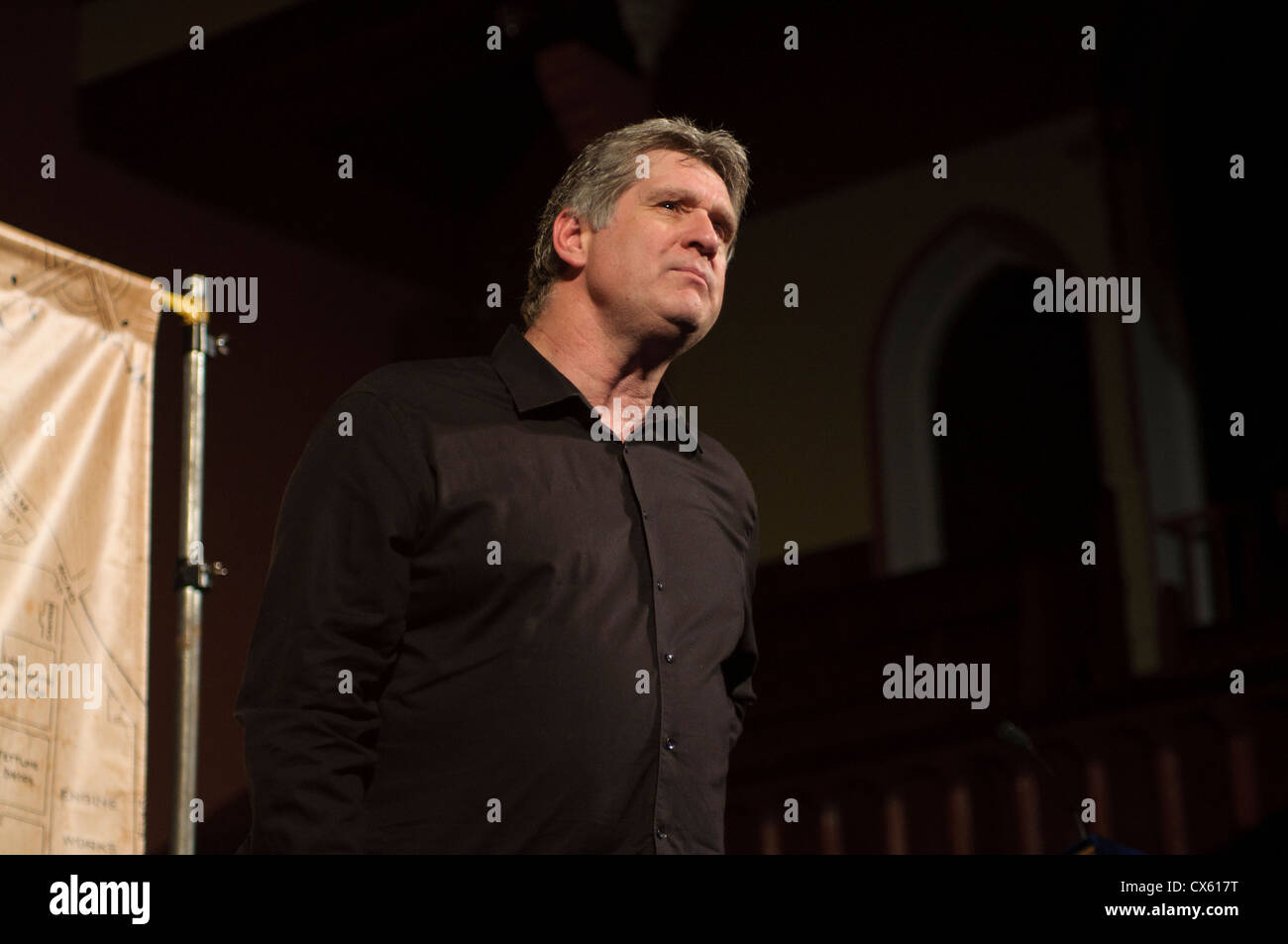 Dan Gordon gives talk for east belfast arts festival for titanic