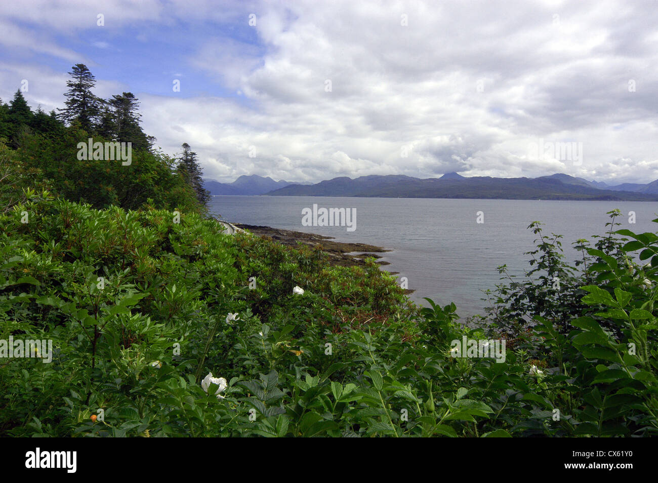 The Sound of Sleat from Armadale Castle, Clan Donald Estate, Isle of Skye Stock Photo Alamy