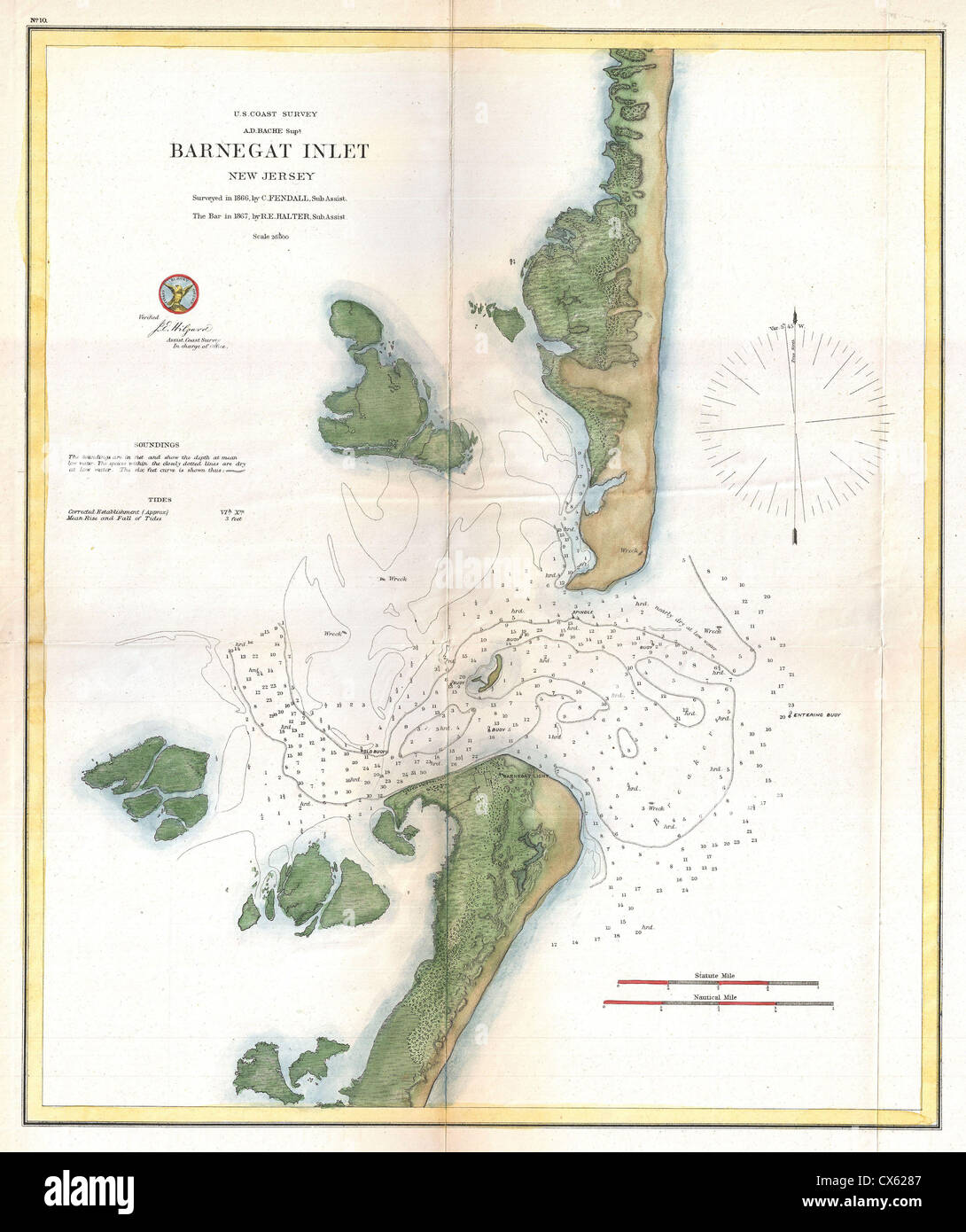 Barnegat Bay Water Depth Chart