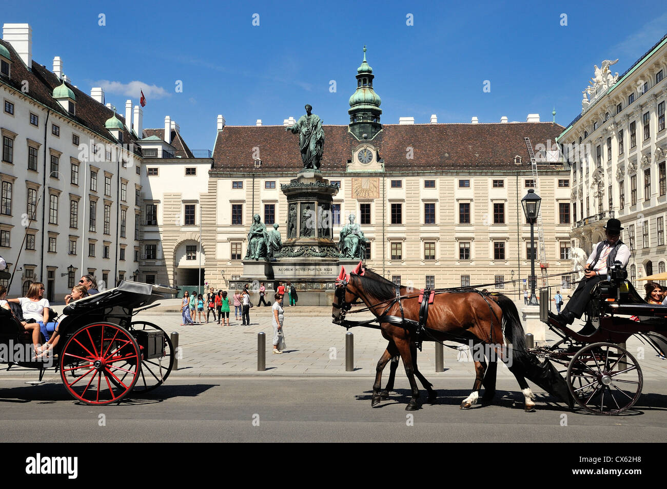 Hofburg palace central Vienna Austria Stock Photo