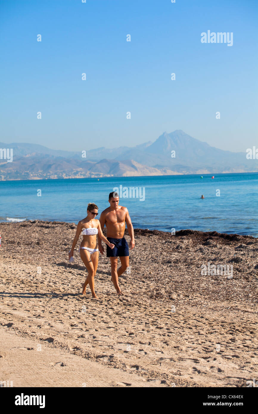 San Juan beach Alicante Spain Stock Photo