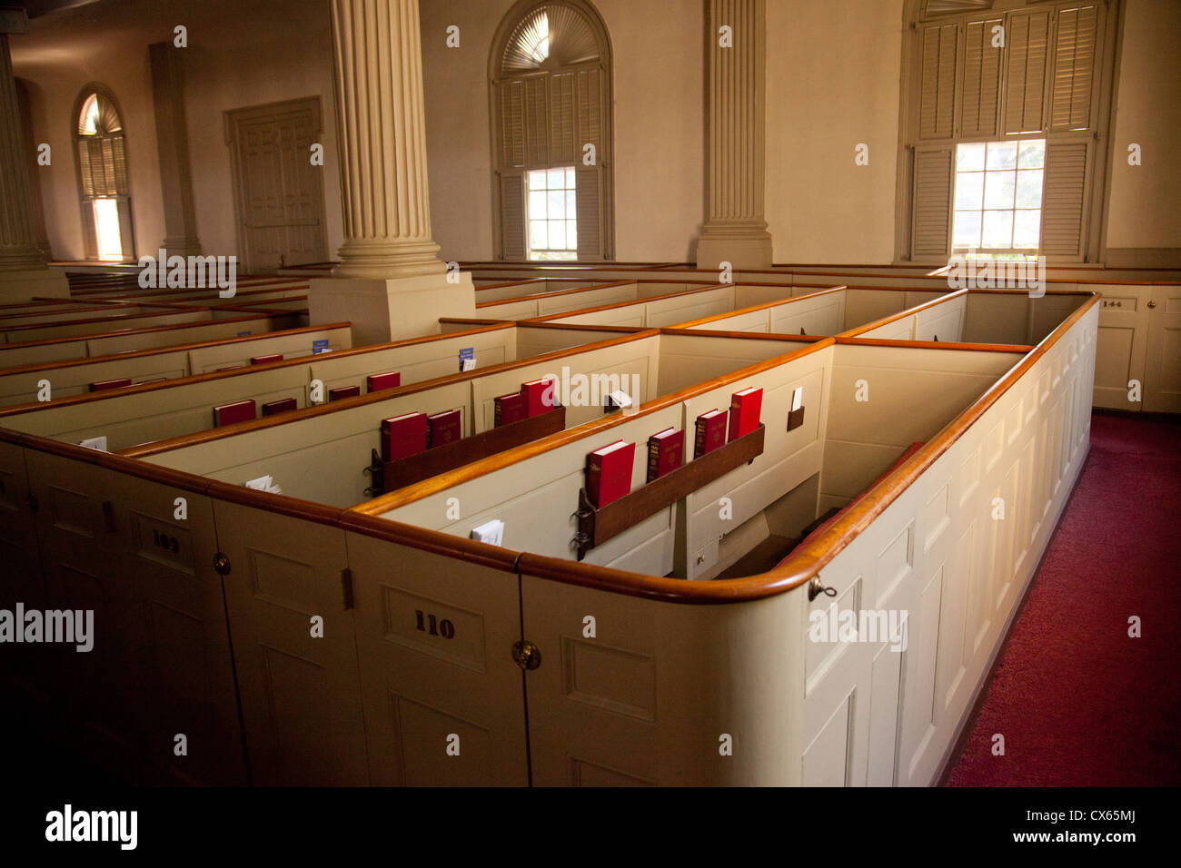 First Baptist Meeting house in Providence Rhode Island Stock Photo