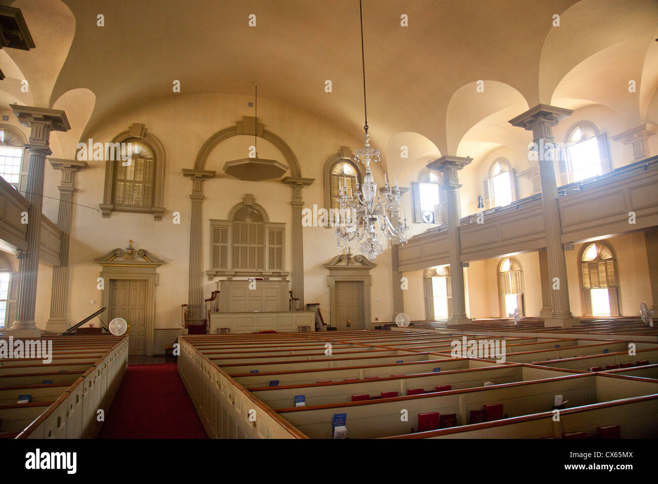 First Baptist Meeting house in Providence Rhode Island Stock Photo