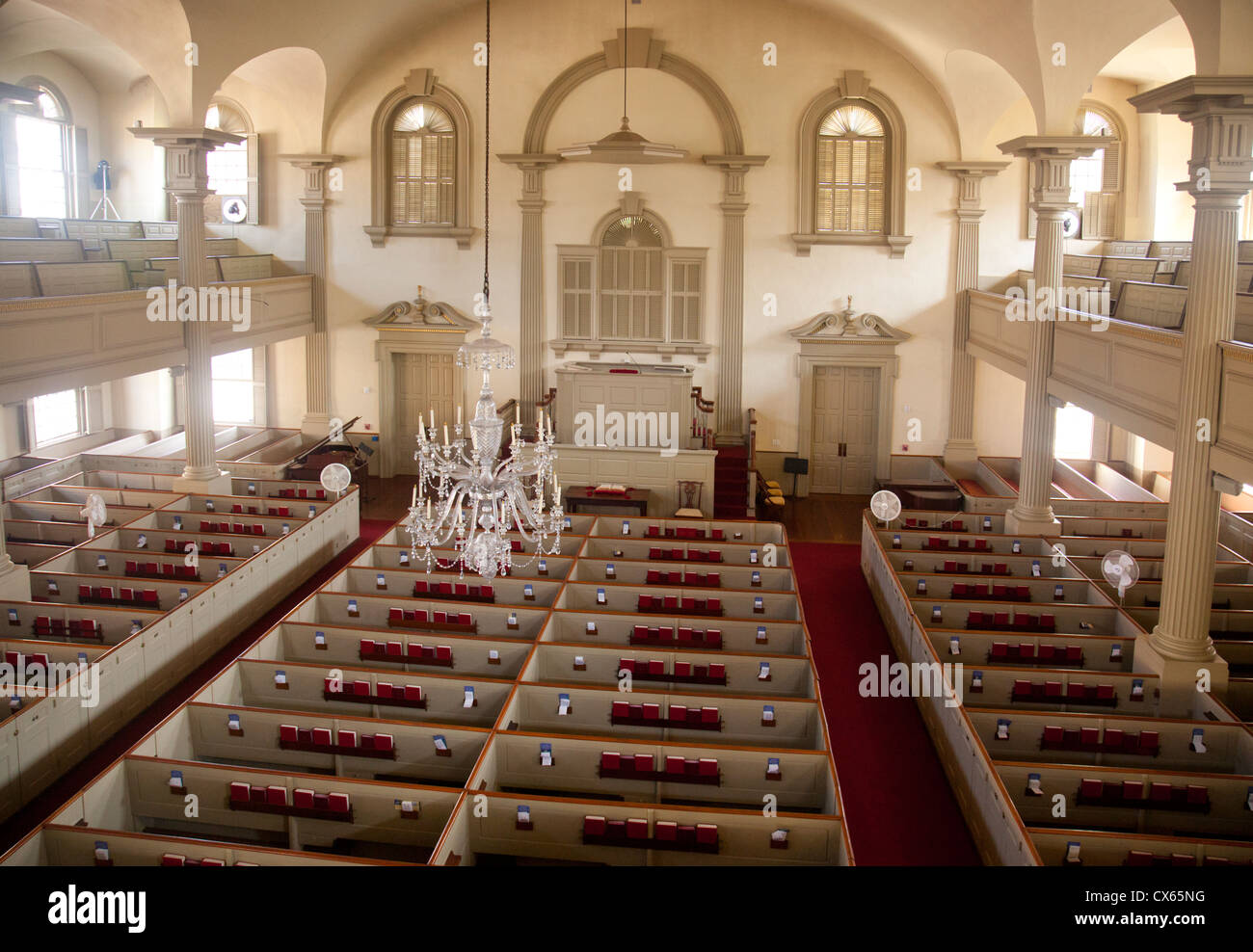 First Baptist Meeting house in Providence Rhode Island Stock Photo