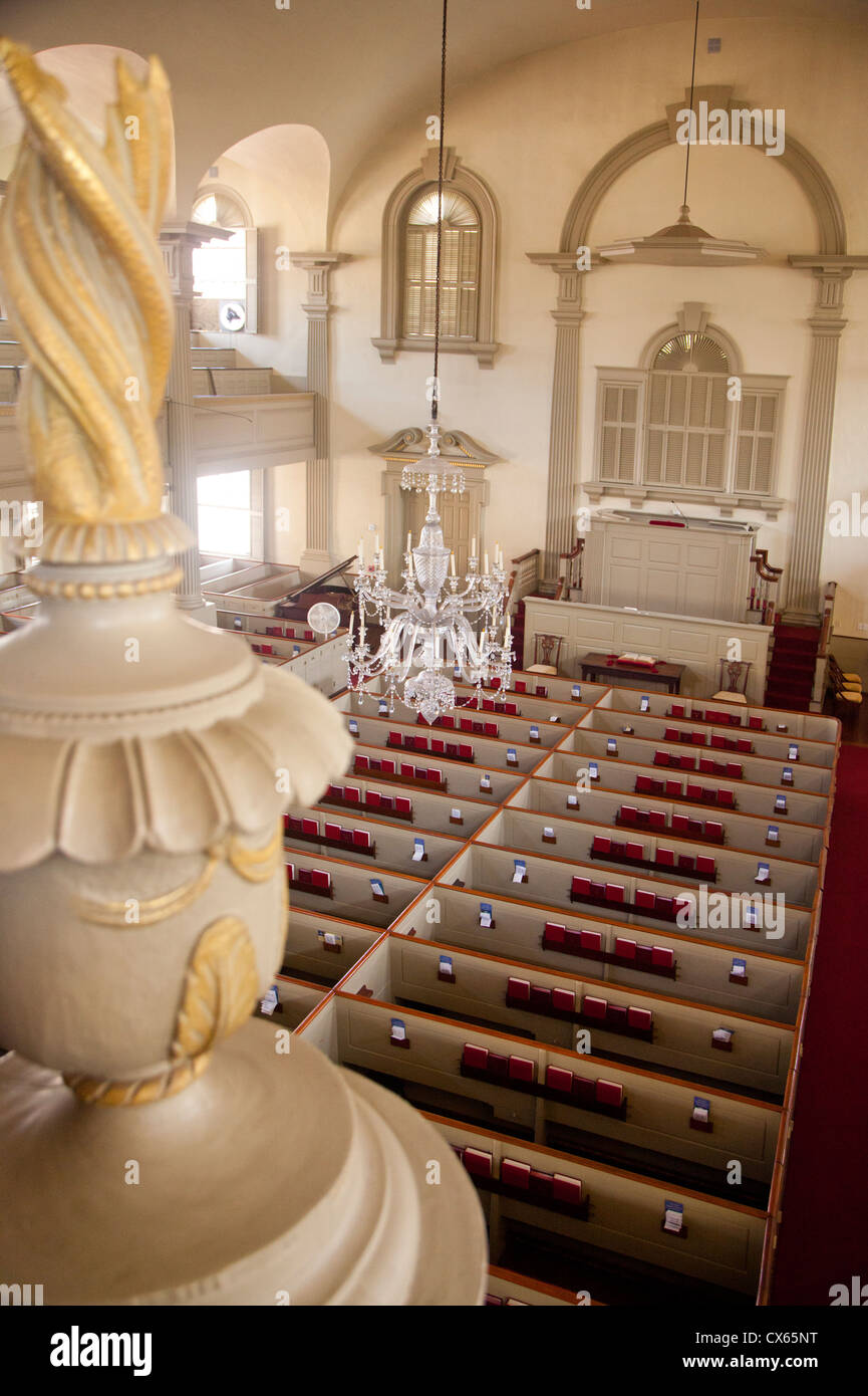 First Baptist Meeting house in Providence Rhode Island Stock Photo