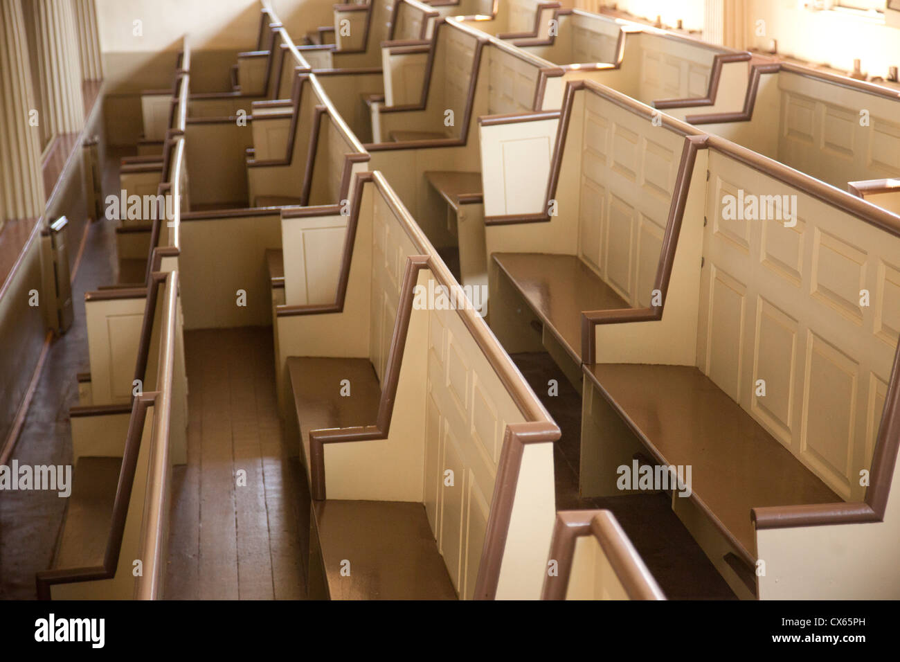 First Baptist Meeting house in Providence Rhode Island Stock Photo