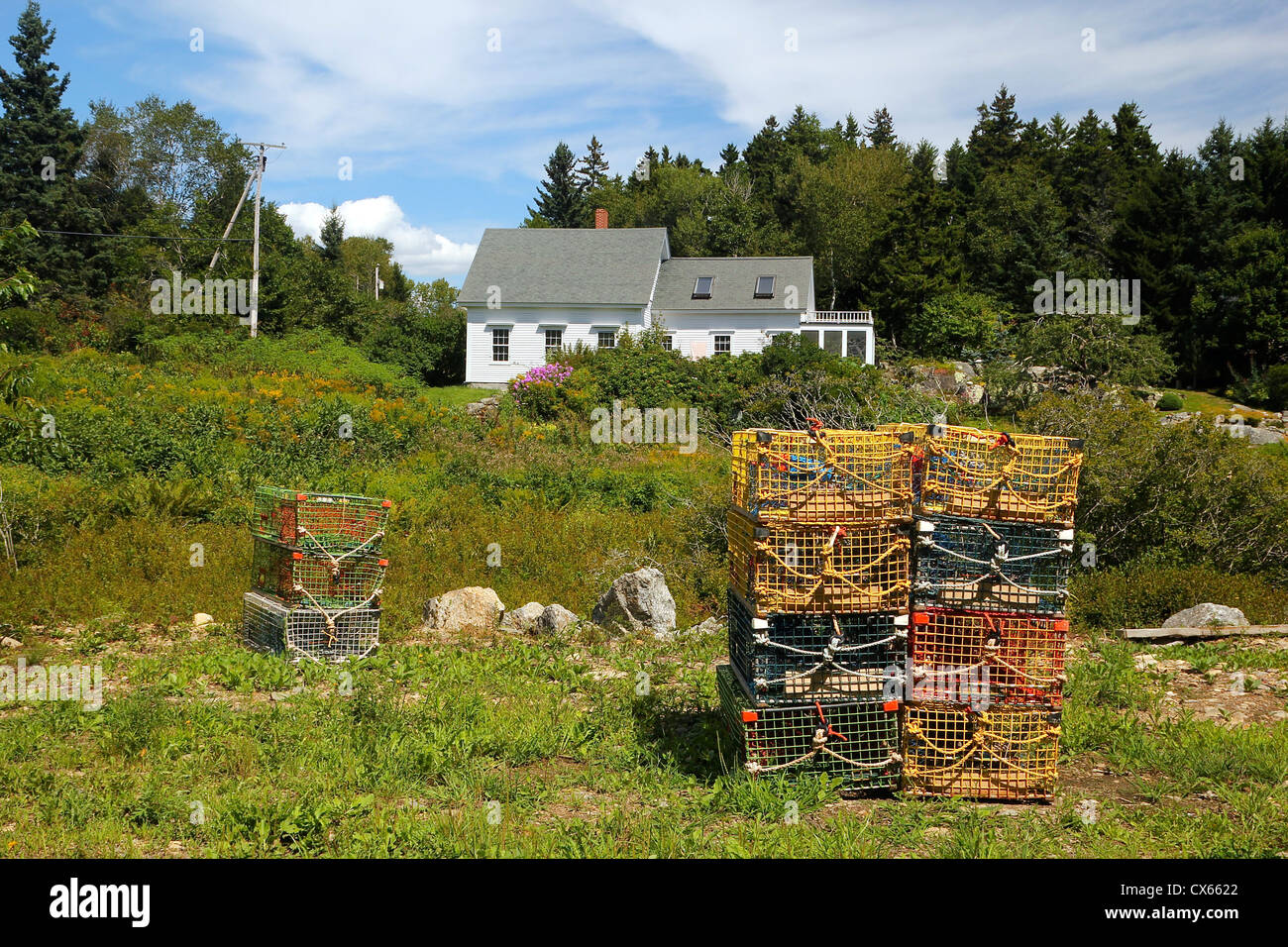 House home cushing maine hires stock photography and images Alamy