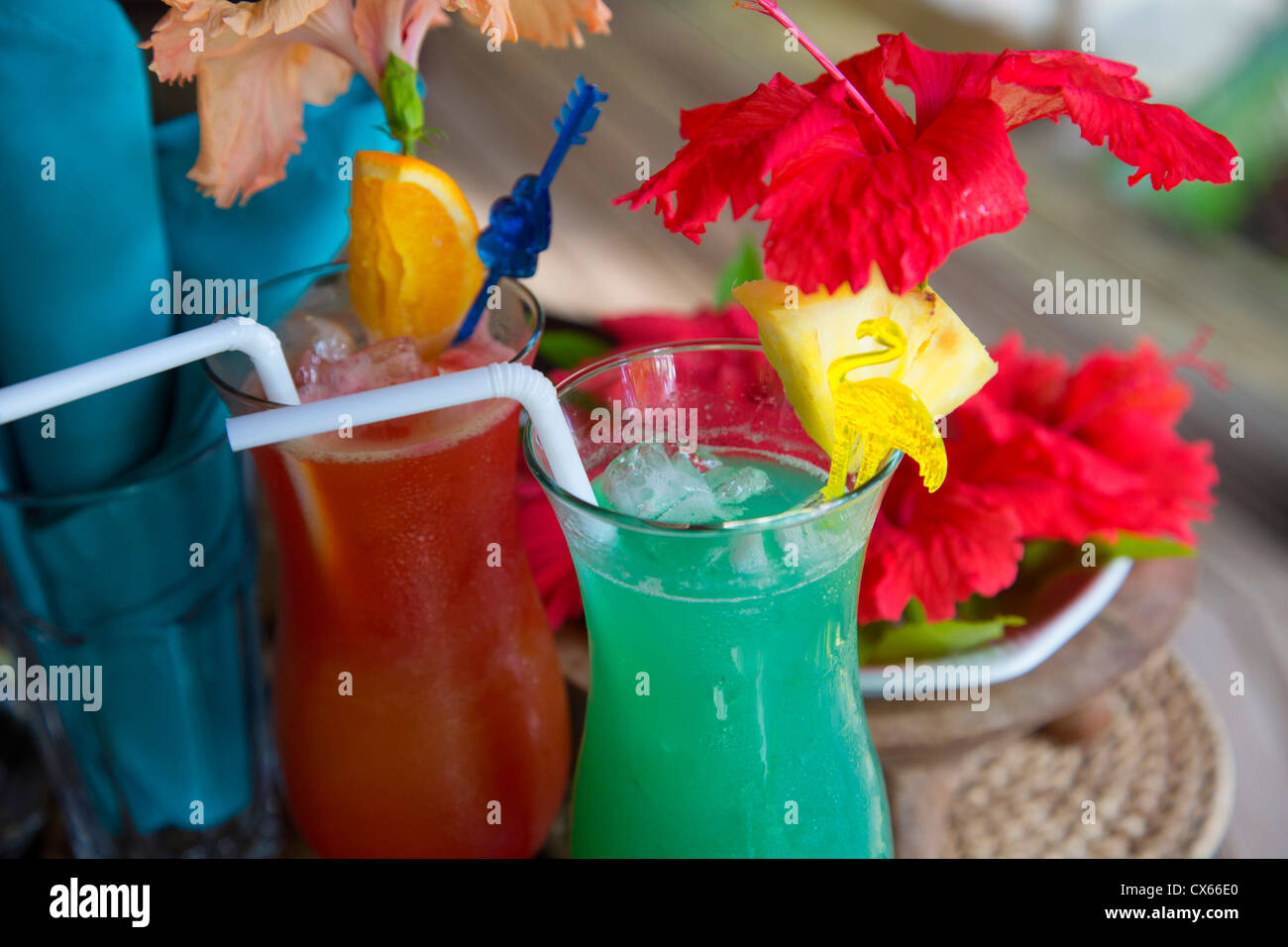 tropical drink Stock Photo