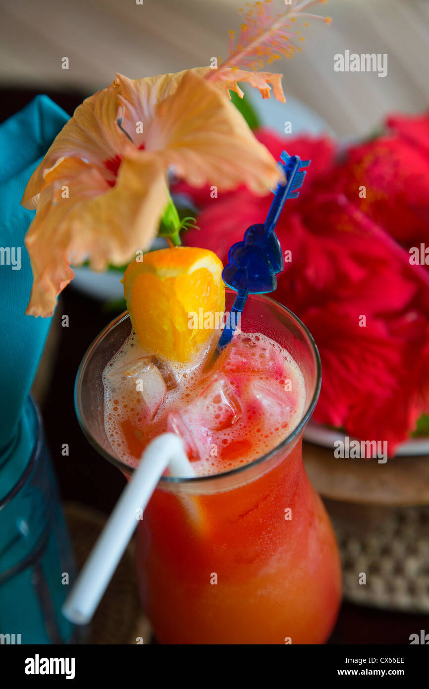 tropical drink food Stock Photo Alamy