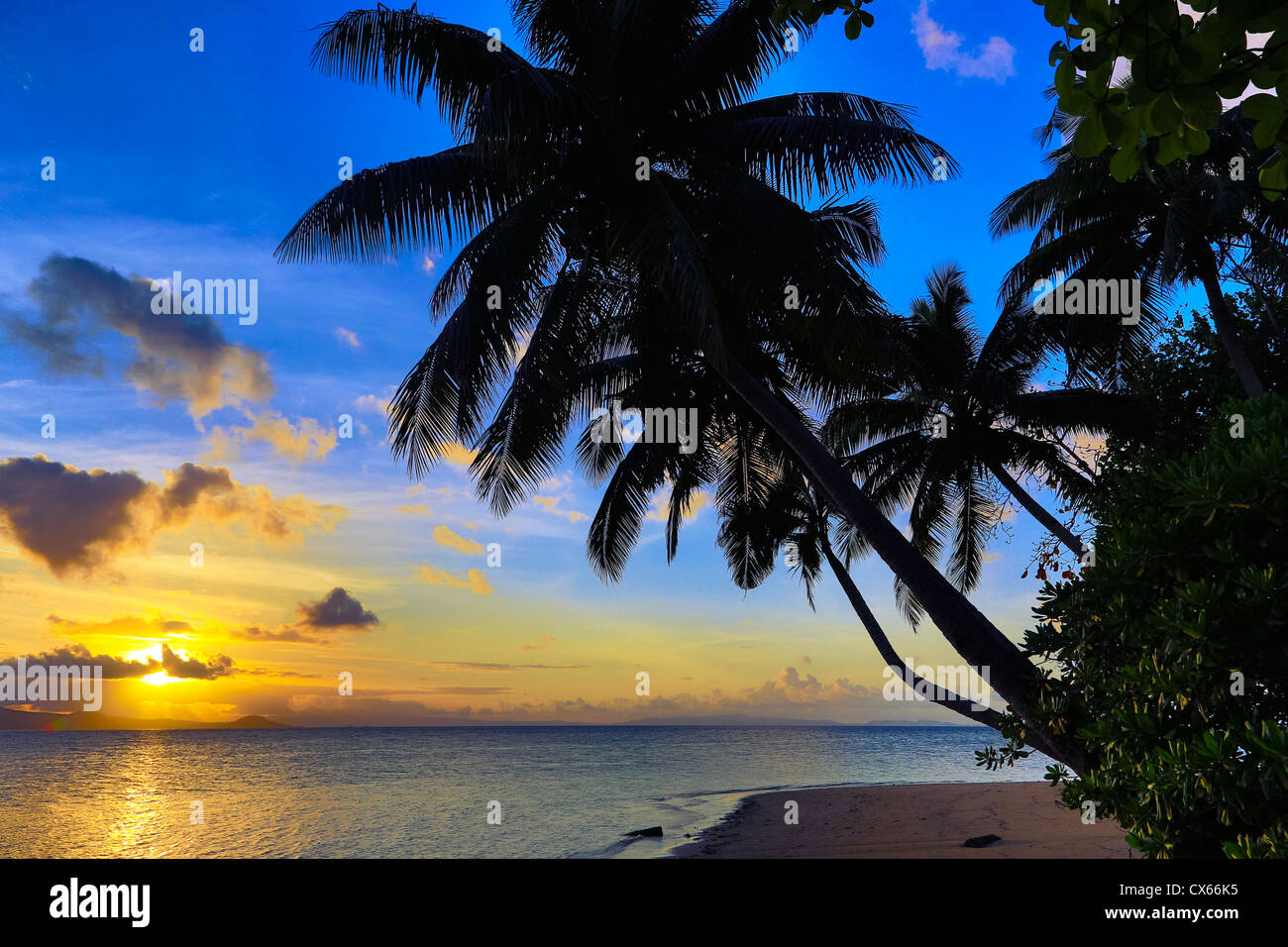 Matangi Private Island Resort, Fiji Stock Photo