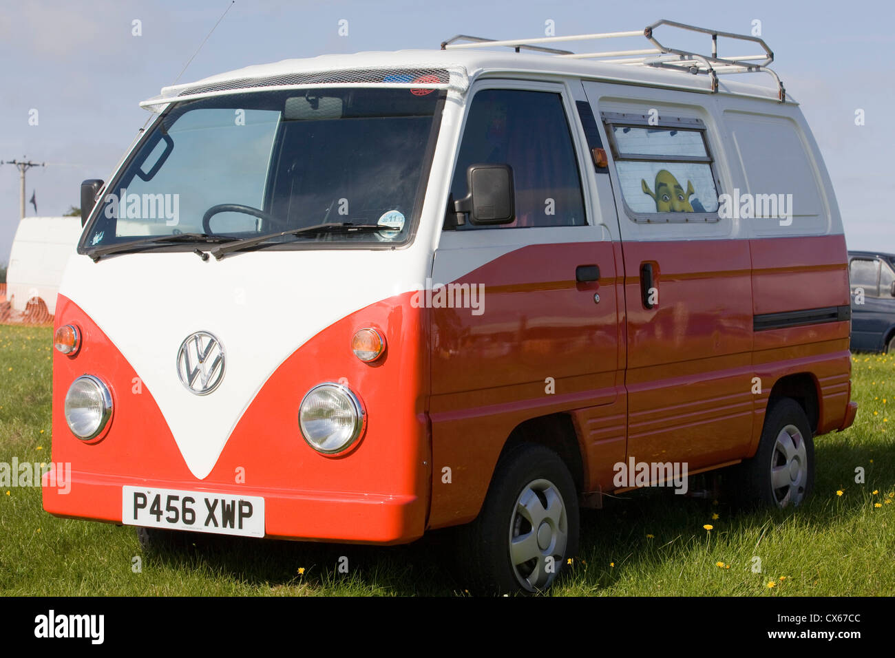 Volkswagen Camper Van/Bus at a VW Show in England Stock Photo - Alamy