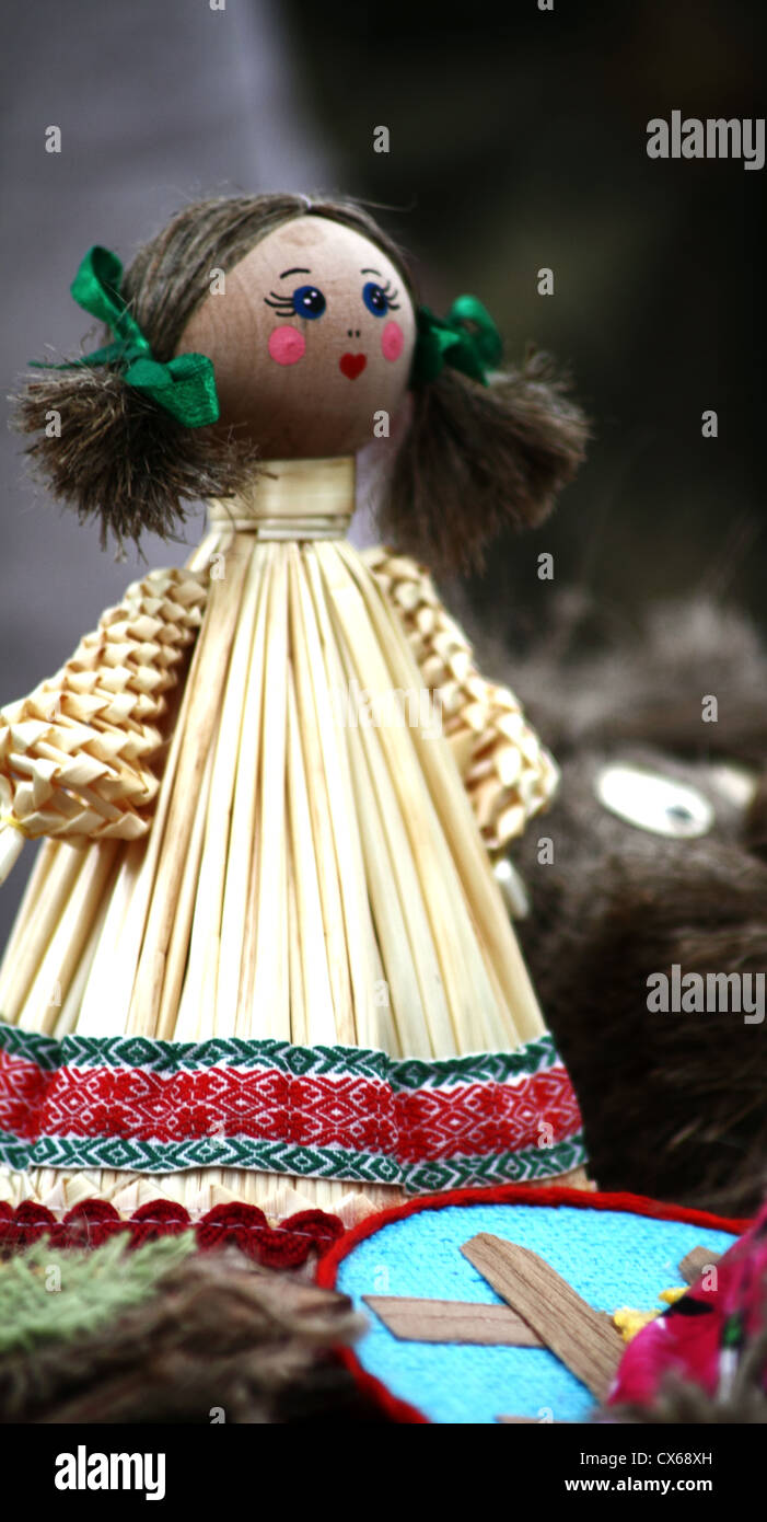 Belorussian doll made from straw Stock Photo Alamy
