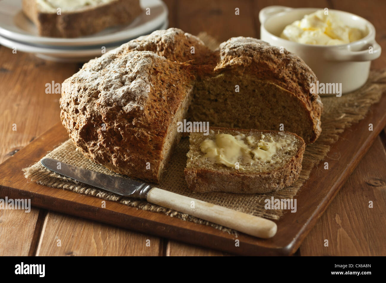 Soda bread Stock Photo