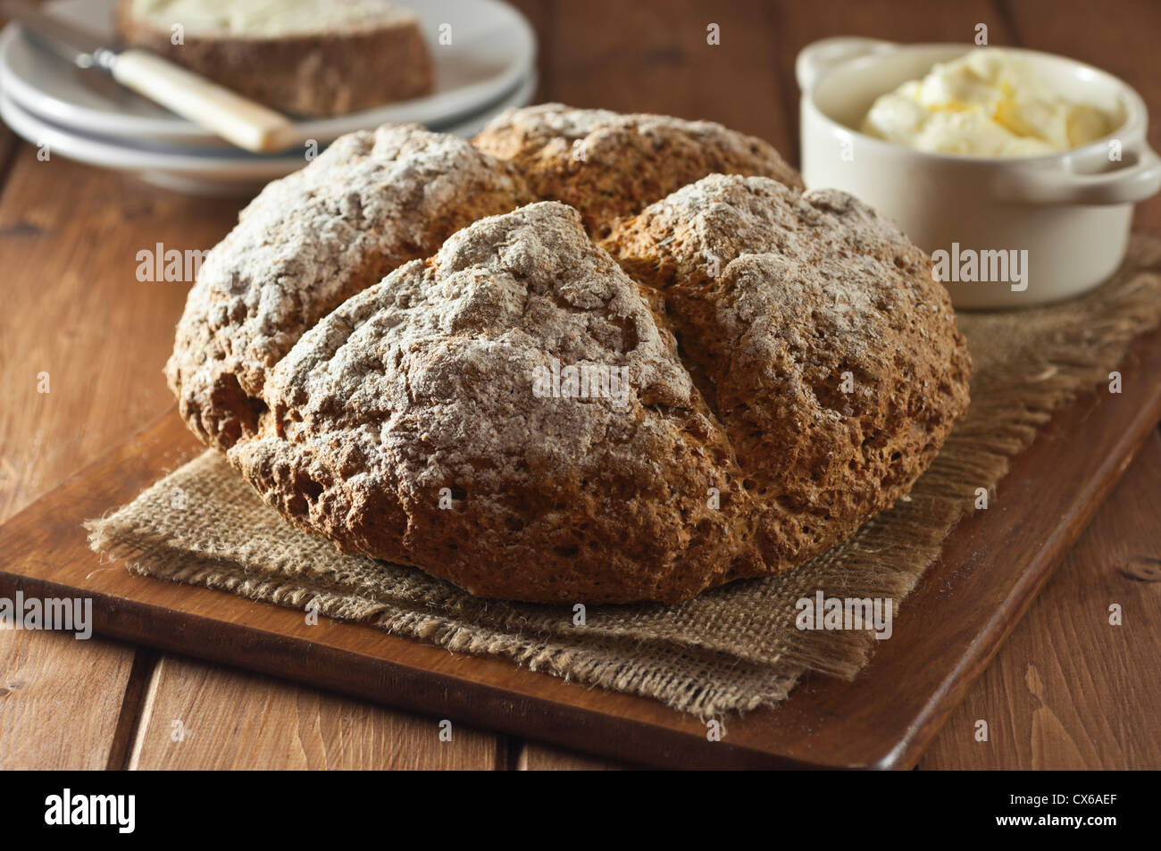 Soda bread Stock Photo