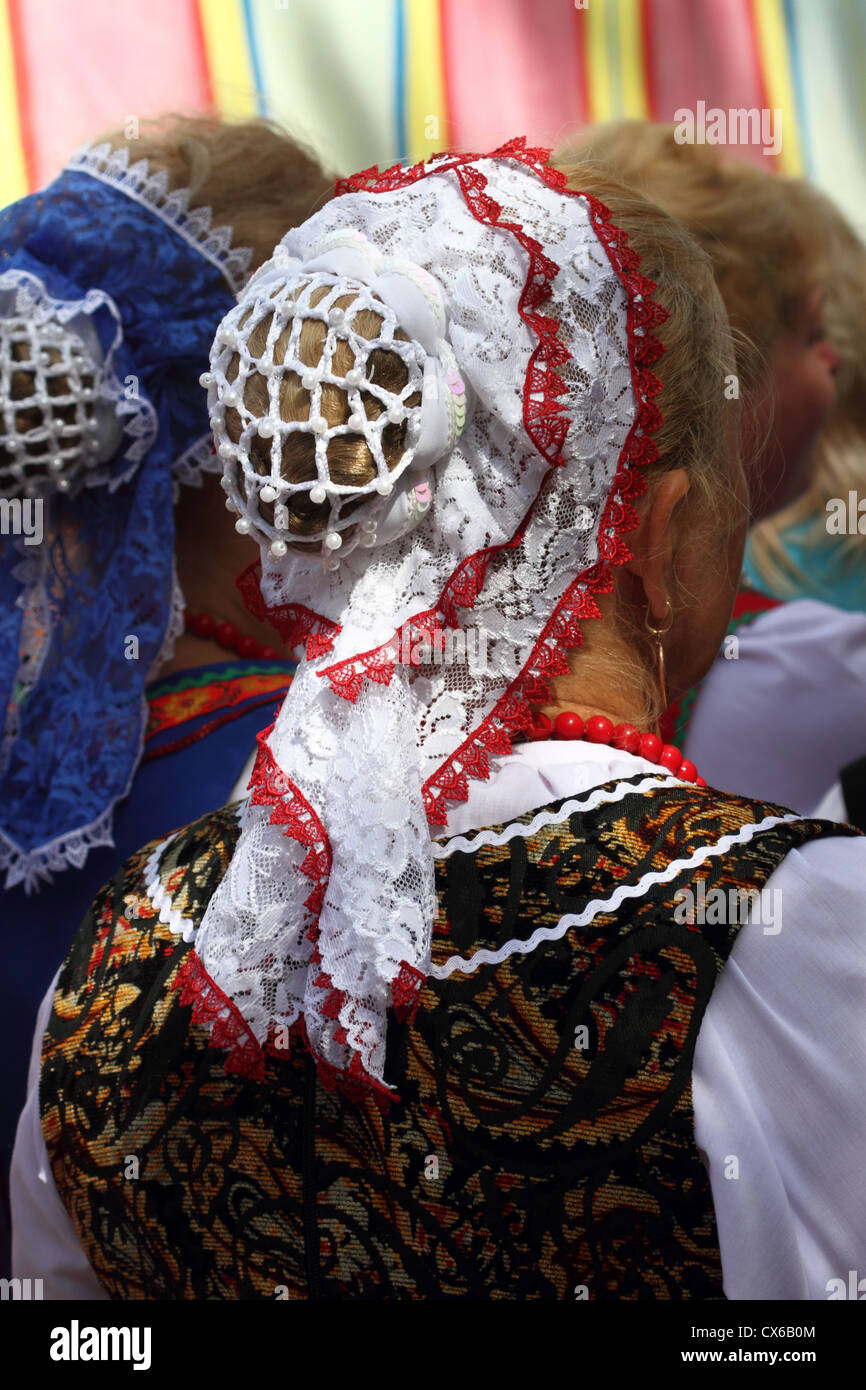 woman's headdress Don Cossacks Stock Photo