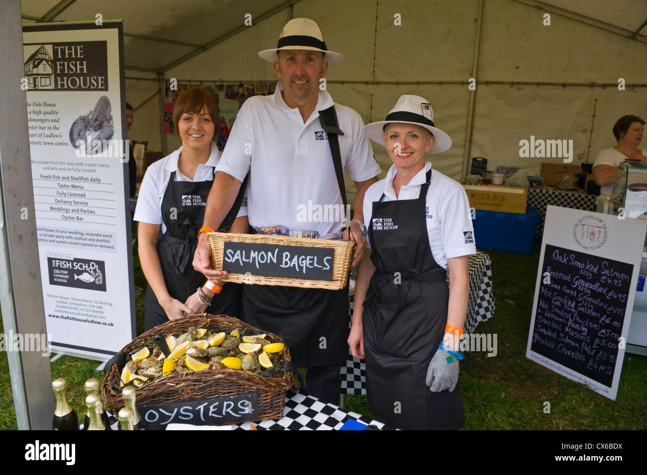The Fish House at Ludlow Food Festival 2012 Ludlow Shropshire England