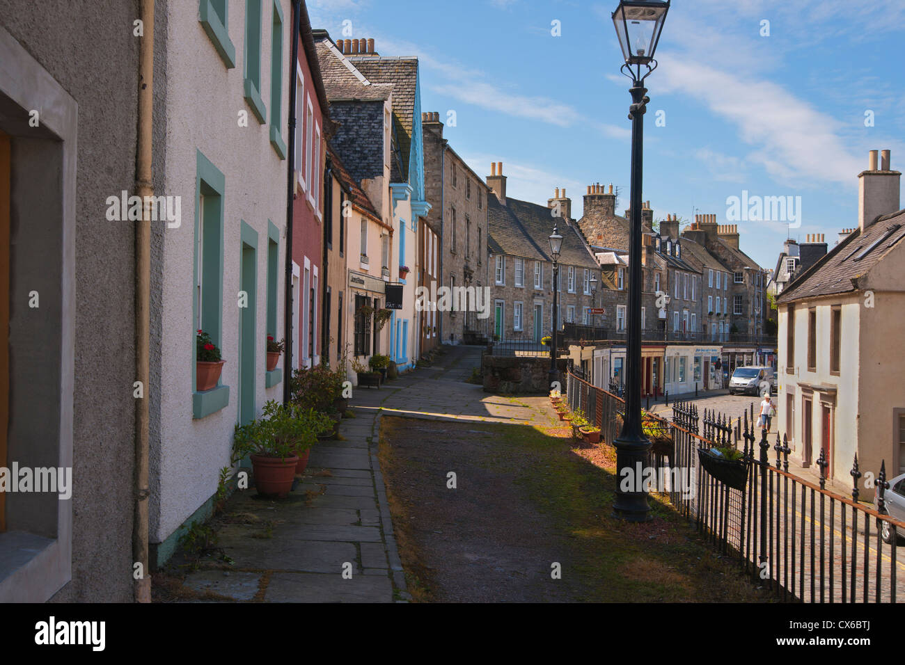 High Street, South Queensferry, Edinburgh, Scotland, UK Stock Photo Alamy