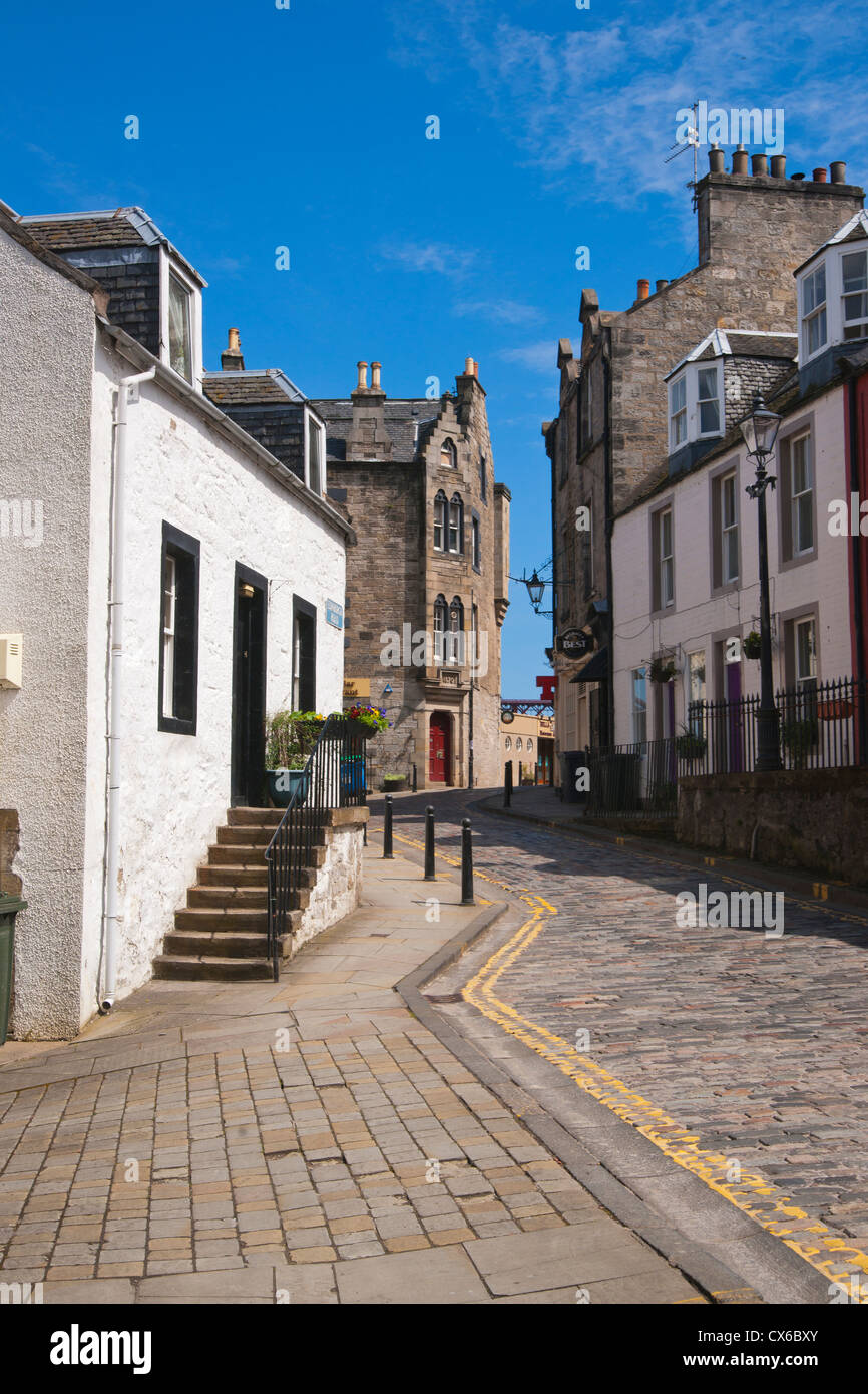High Street, South Queensferry, Edinburgh, Scotland, UK Stock Photo
