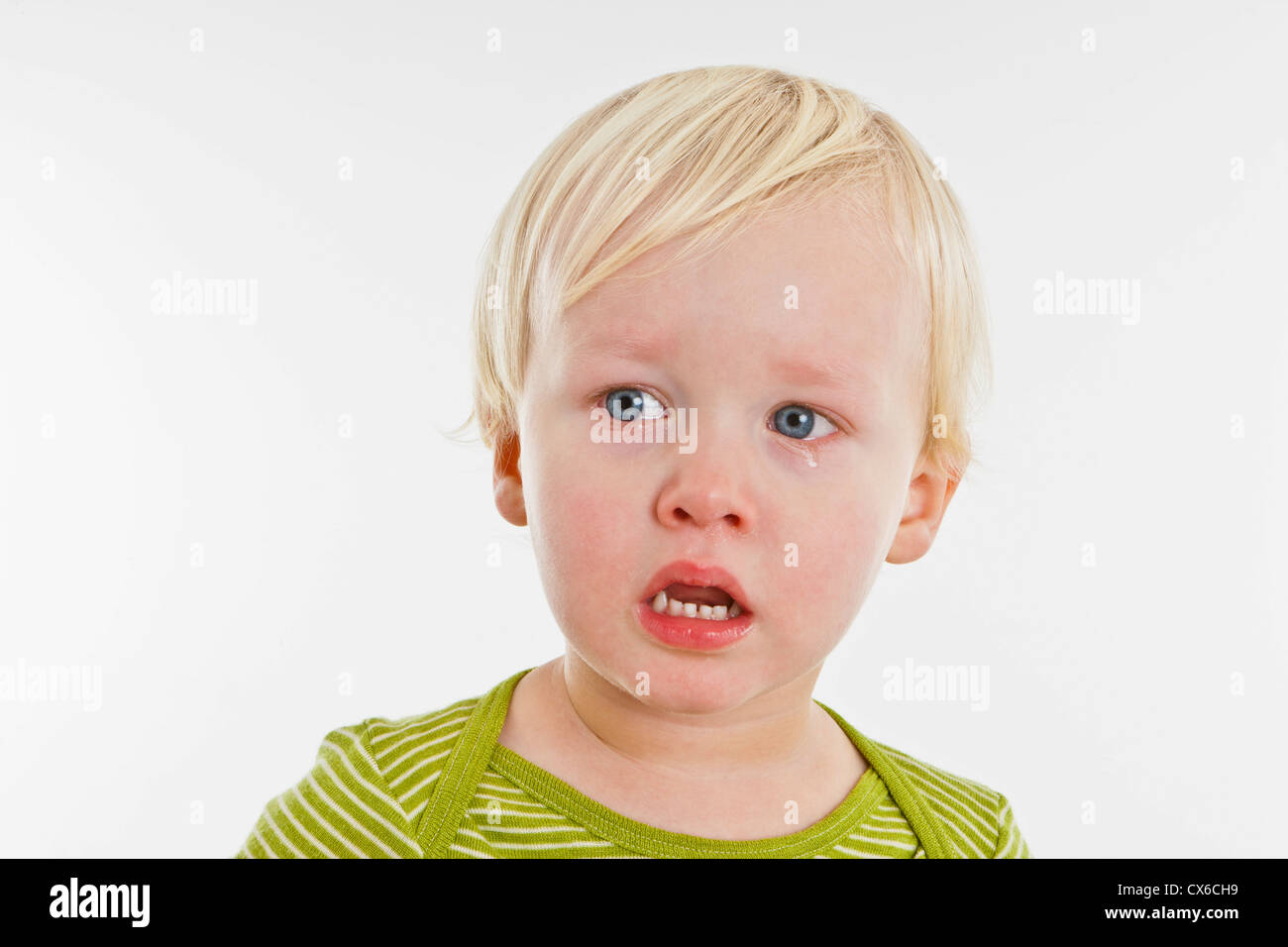 A toddler crying Stock Photo Alamy