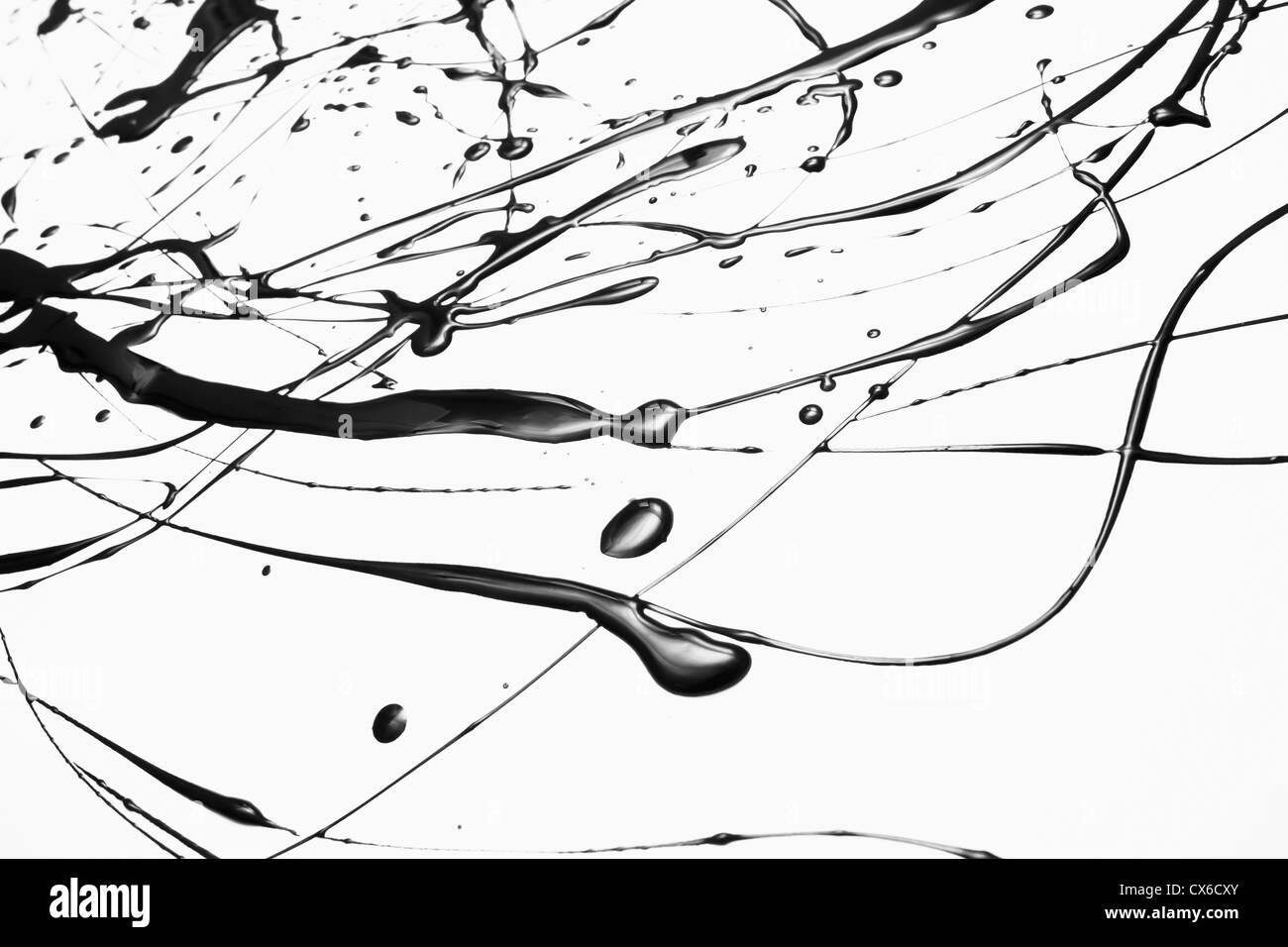 Shiny black paint Black and White Stock Photos & Images Alamy