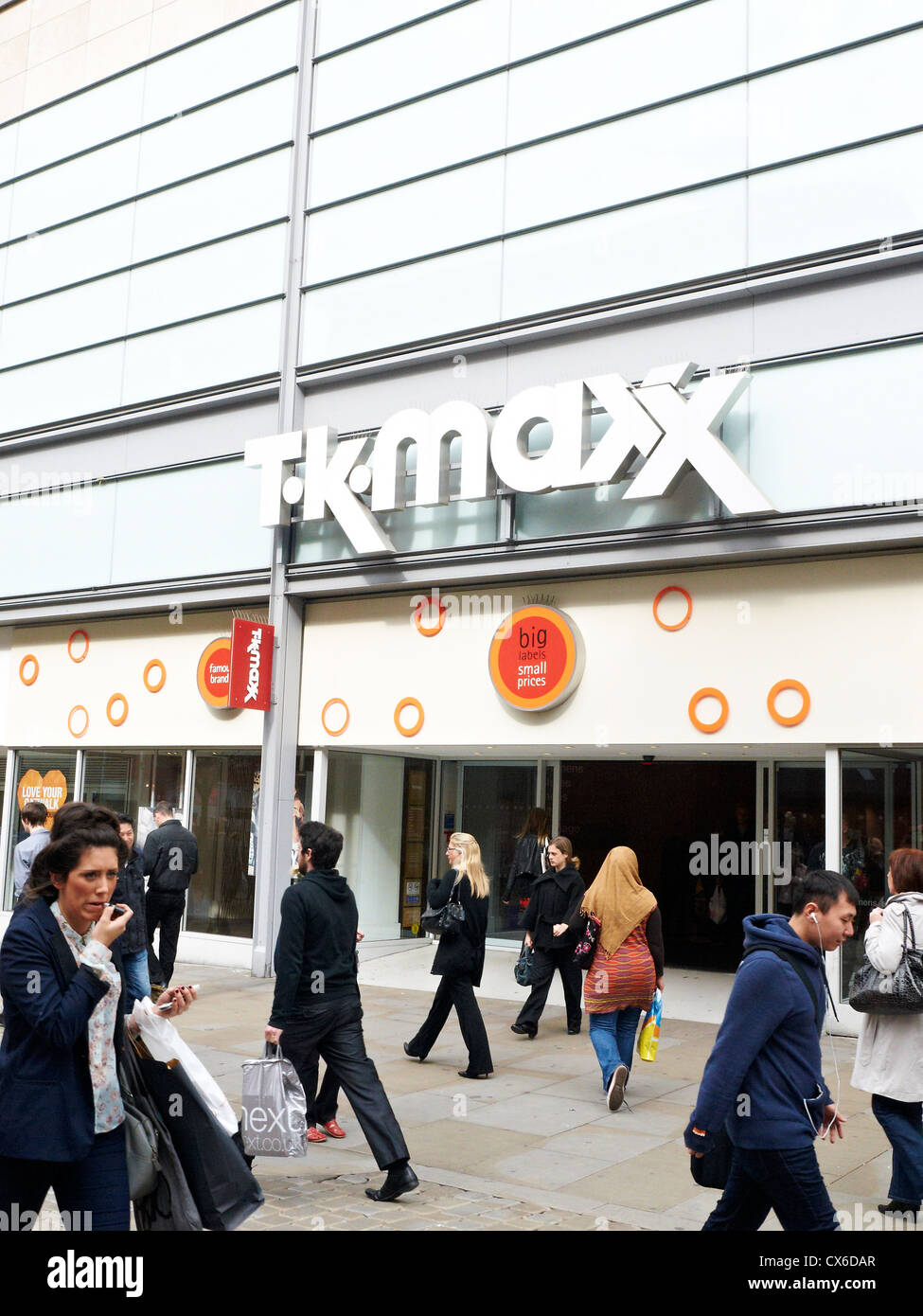 T.K.Maxx shop on Market Street in Manchester UK Stock Photo