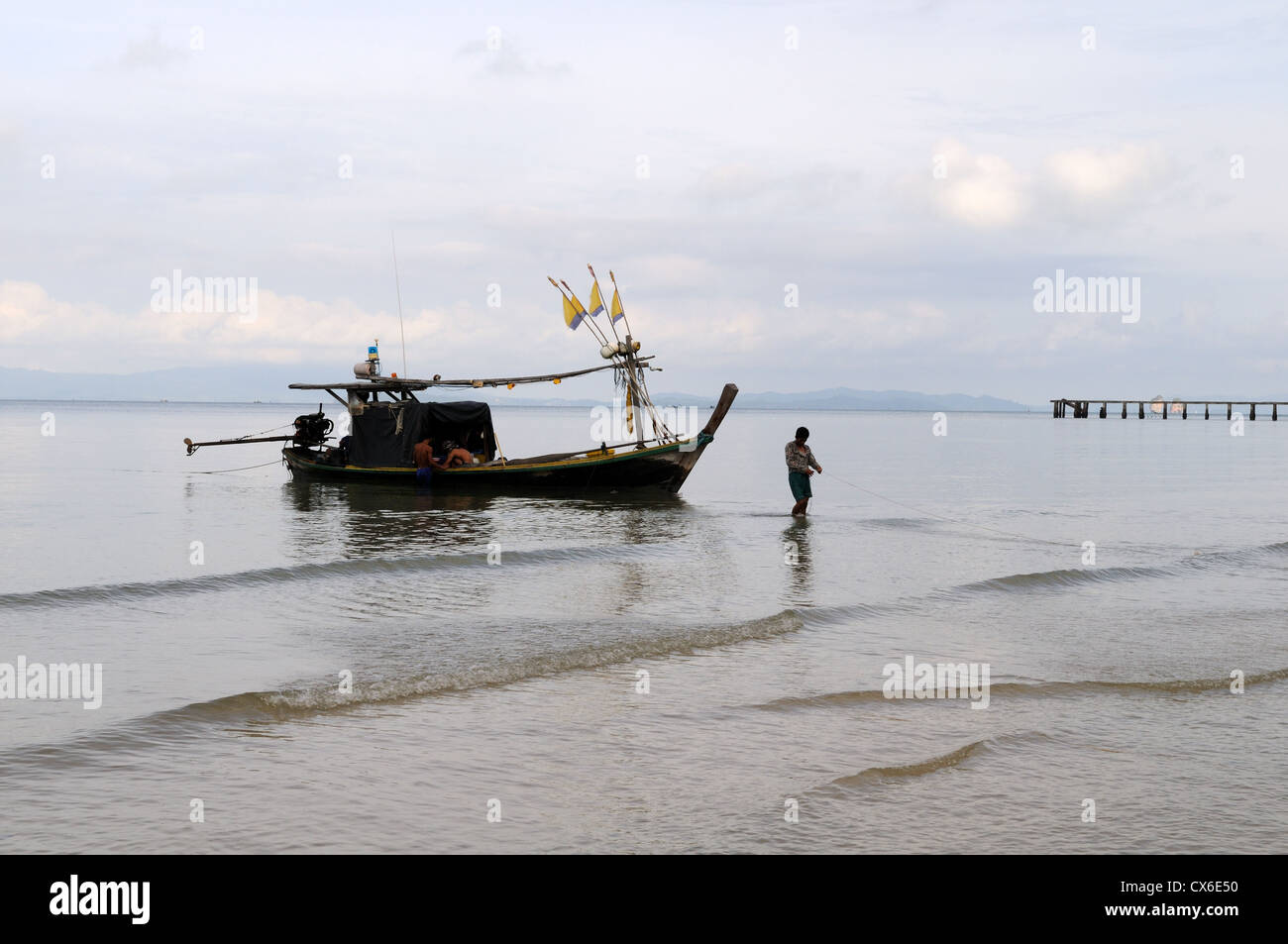 Old Wooden Fishing Boats at the Pier Thailand Asia Pattaya, Vehicles Stock  Footage ft. boat & fish - Envato Elements