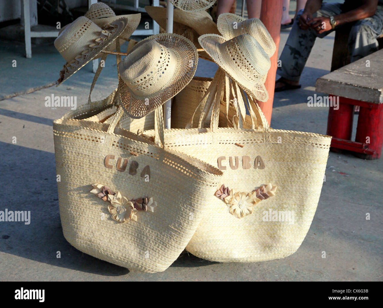 Cuba Souvenir Bags Stock Photo