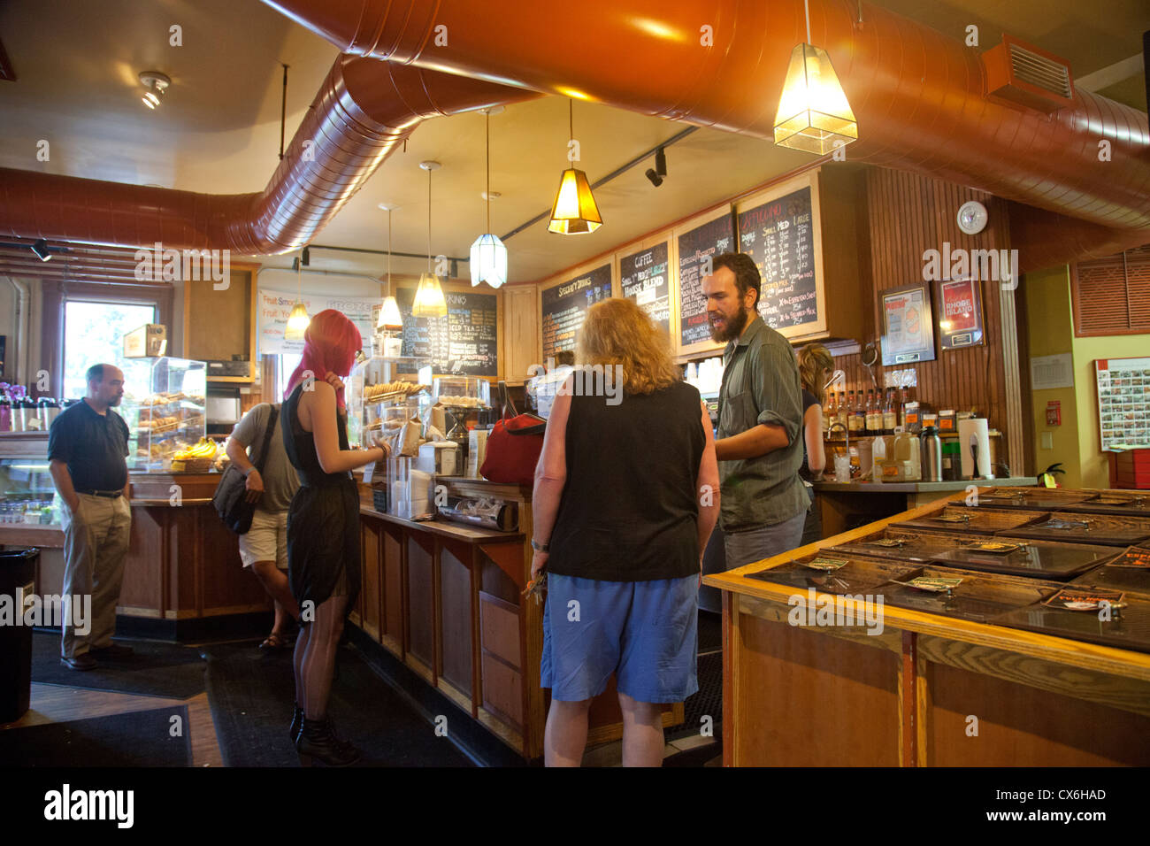 Coffee Exchange in Providence Rhode Island Stock Photo Alamy