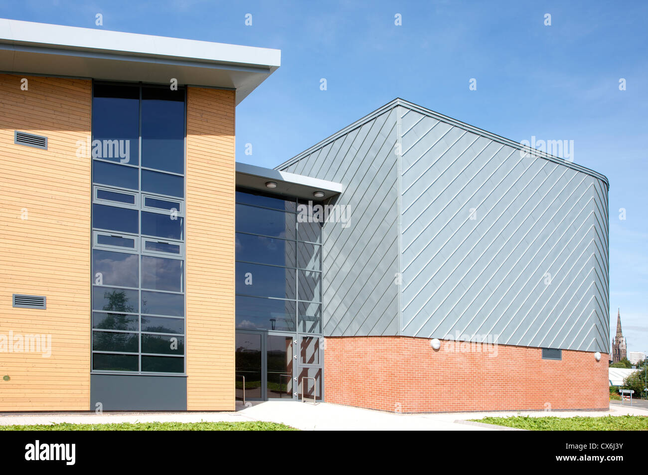 ACT training facility on modern business park UK Stock Photo