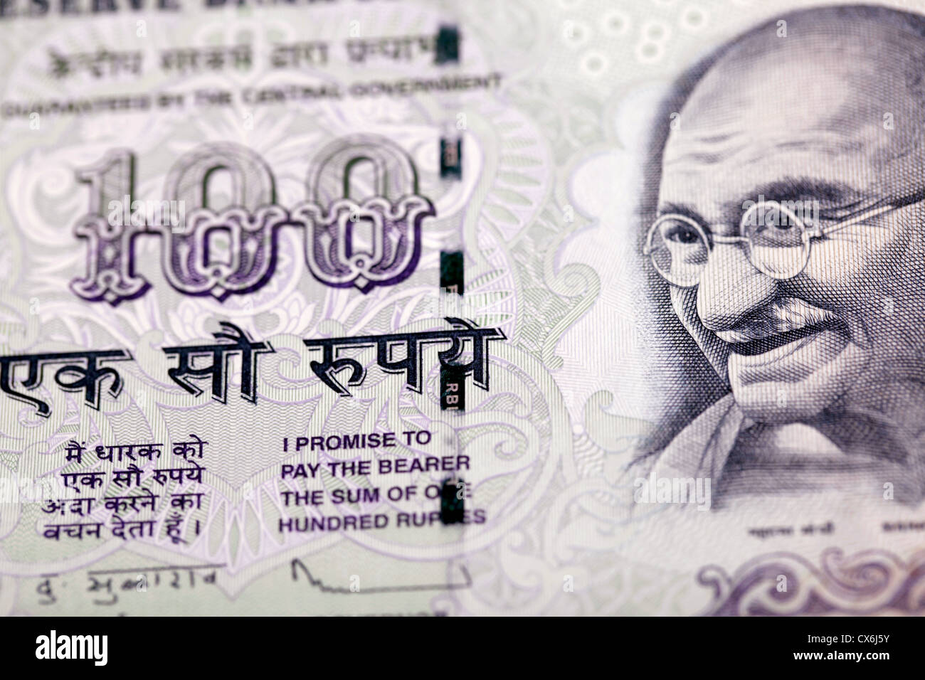 Indian Rupee notes background Stock Photo