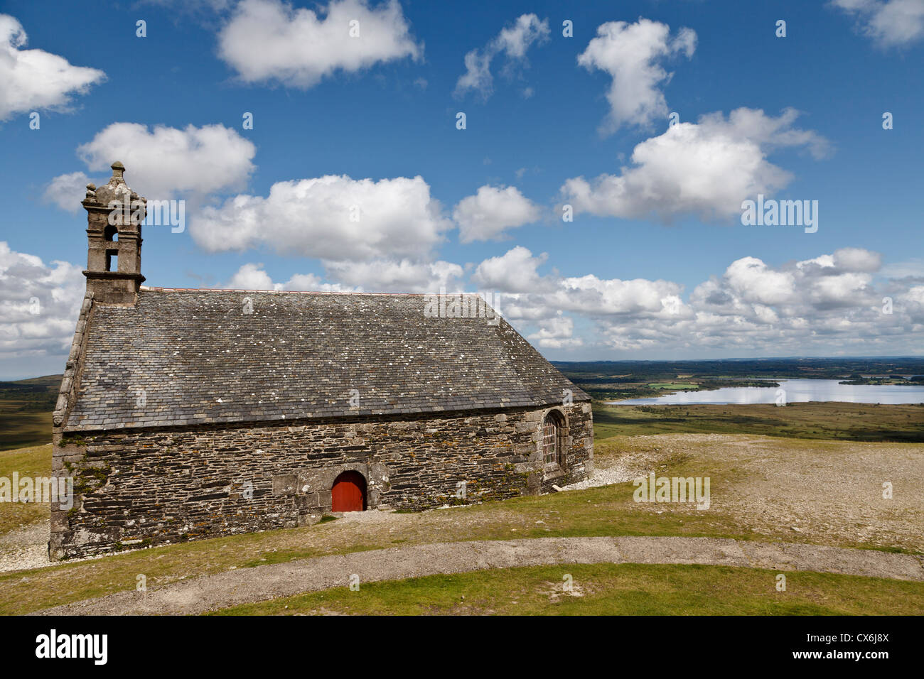 Chapel of St Michel de Brasparts, Montagne St Michel, Monts d’Arrée ...
