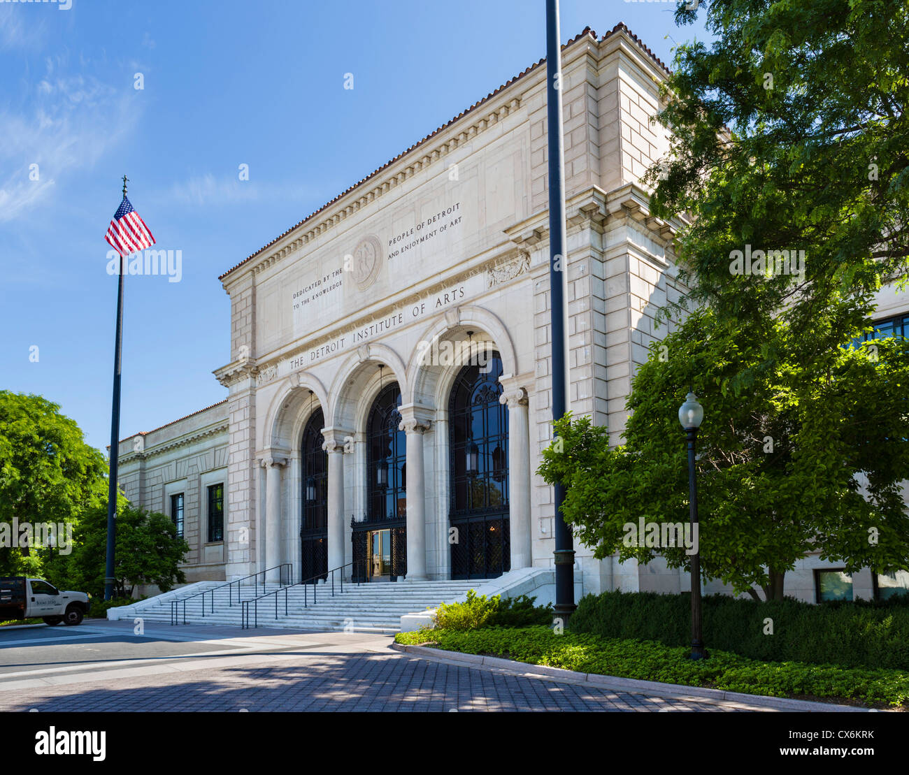 The Detroit Institute of Arts on Woodward Avenue, Detroit Cultural Center, Detroit, Michigan, USA Stock Photo