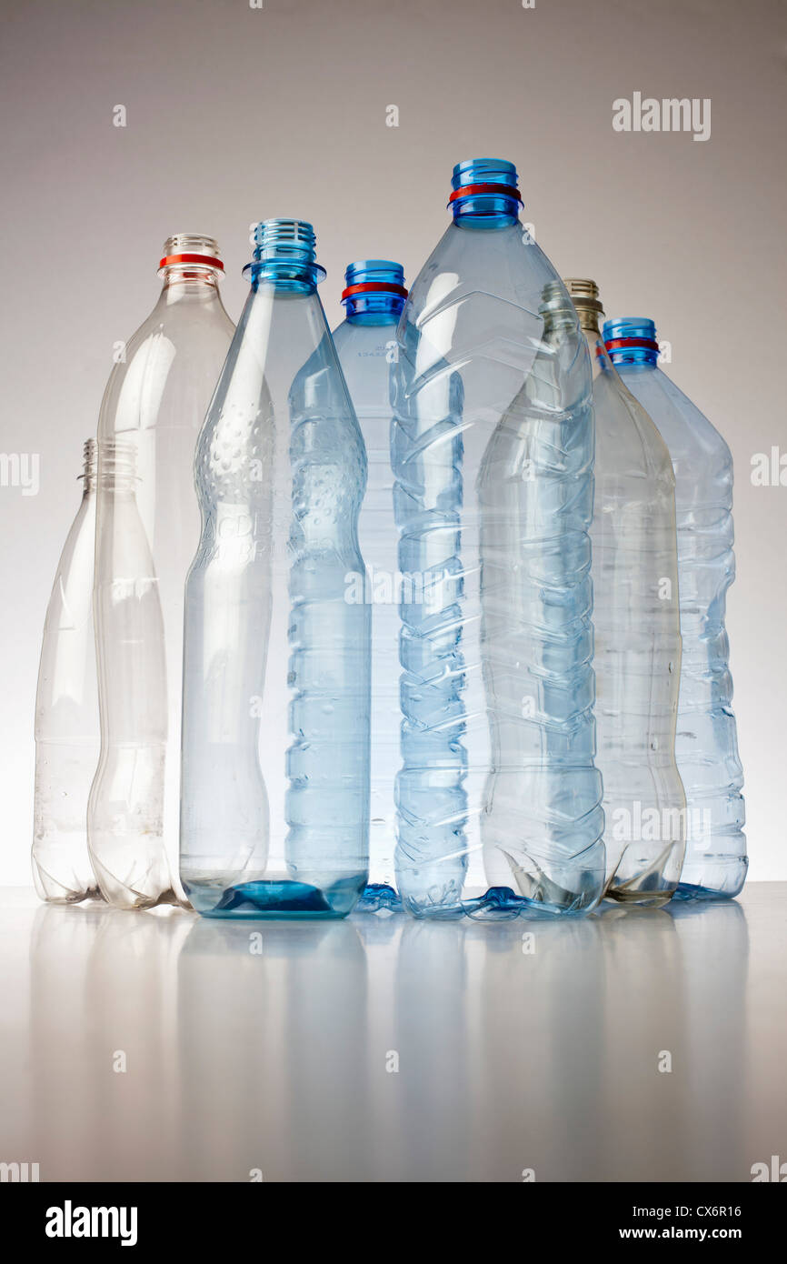 Bottles arrangement Stock Photo