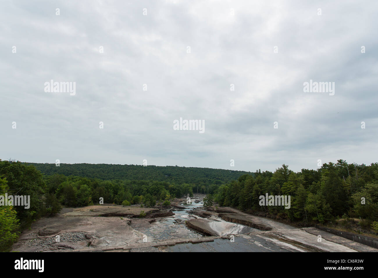 Olivebridge Dam Ashokan Reservoir Catskill Watershed, New York Stock