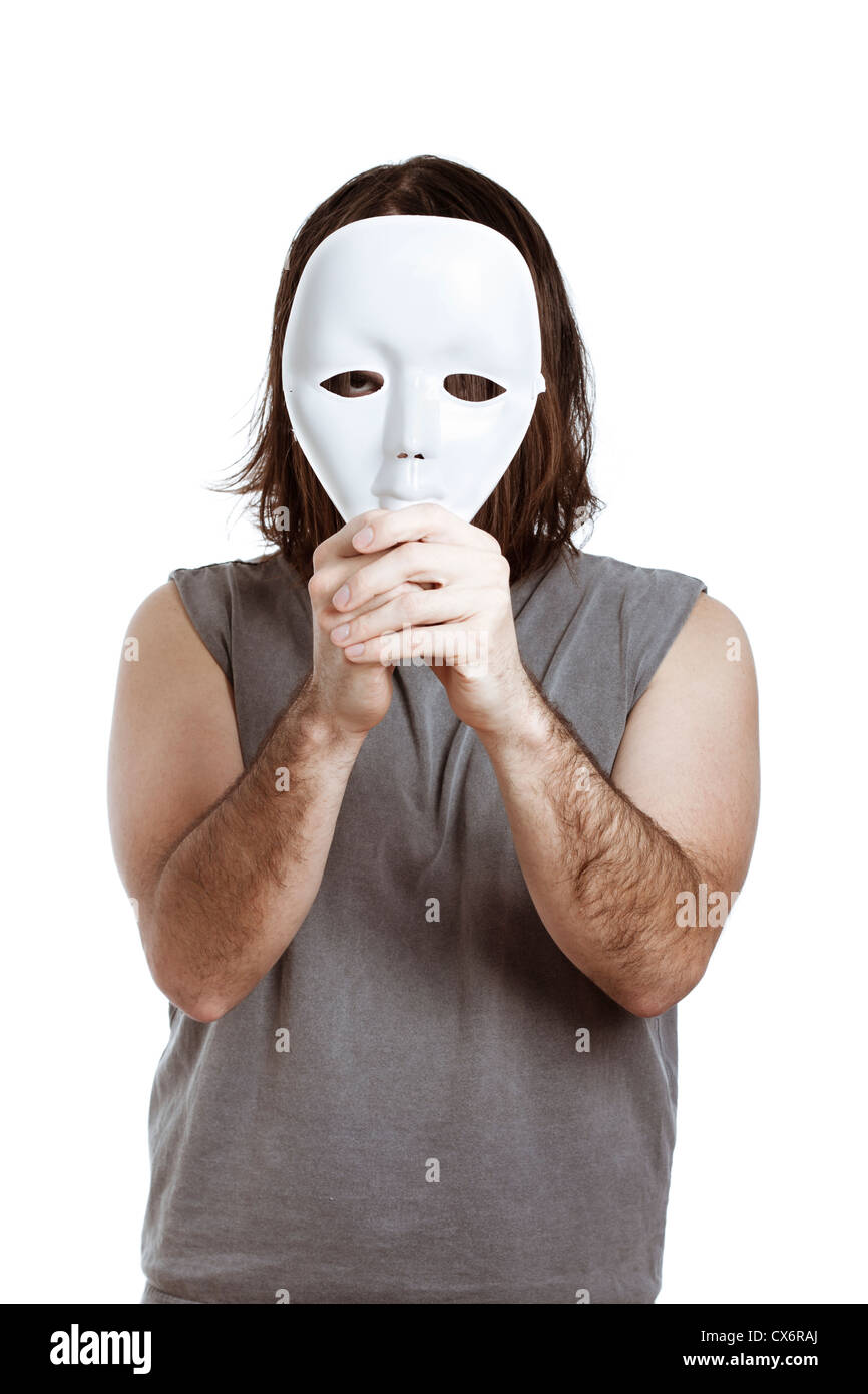 Scary Face Mask Stock Photo