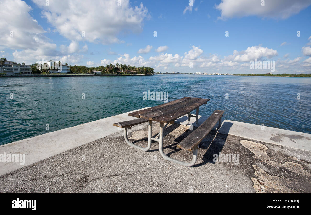 Haulover Park Bayside picnic area, Miami, Florida, USA Stock Photo Alamy