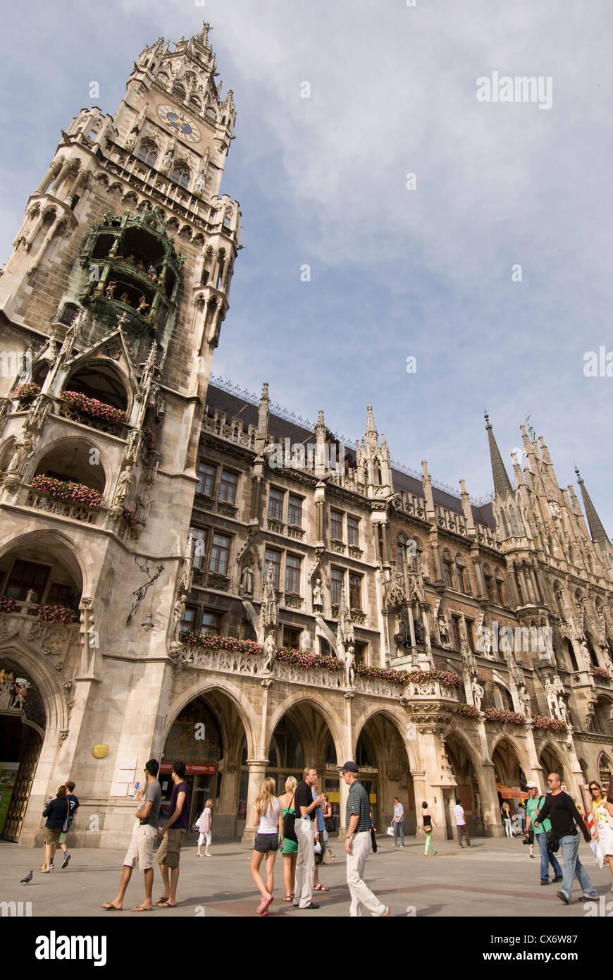 The famous Glockenspiel of Frankfurt, Germany. Stock Photo