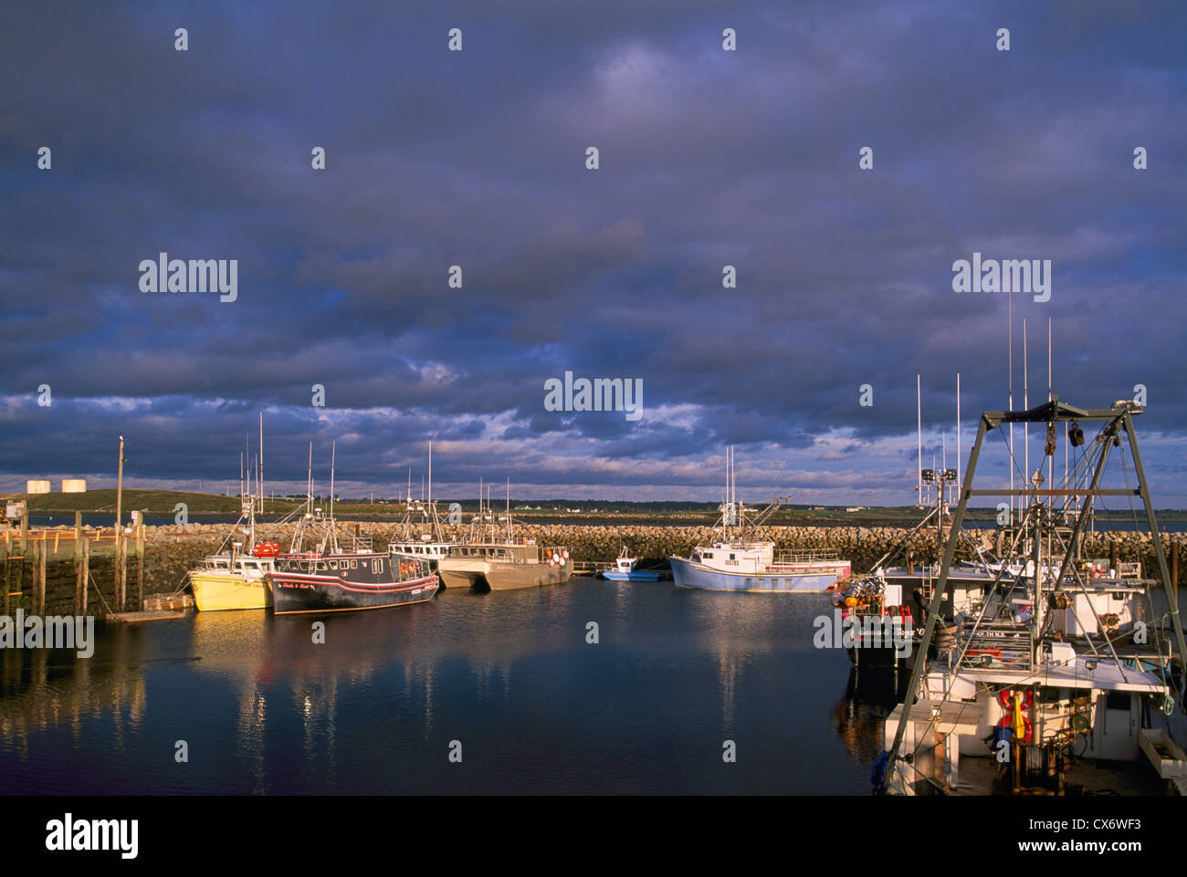Overton, Nova Scotia, Canada Commercial Fishing Boats docked in