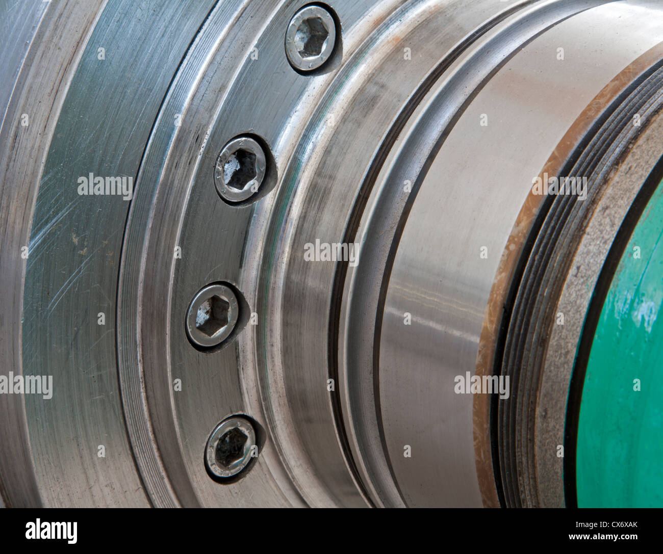 detail of decanter - winch Stock Photo