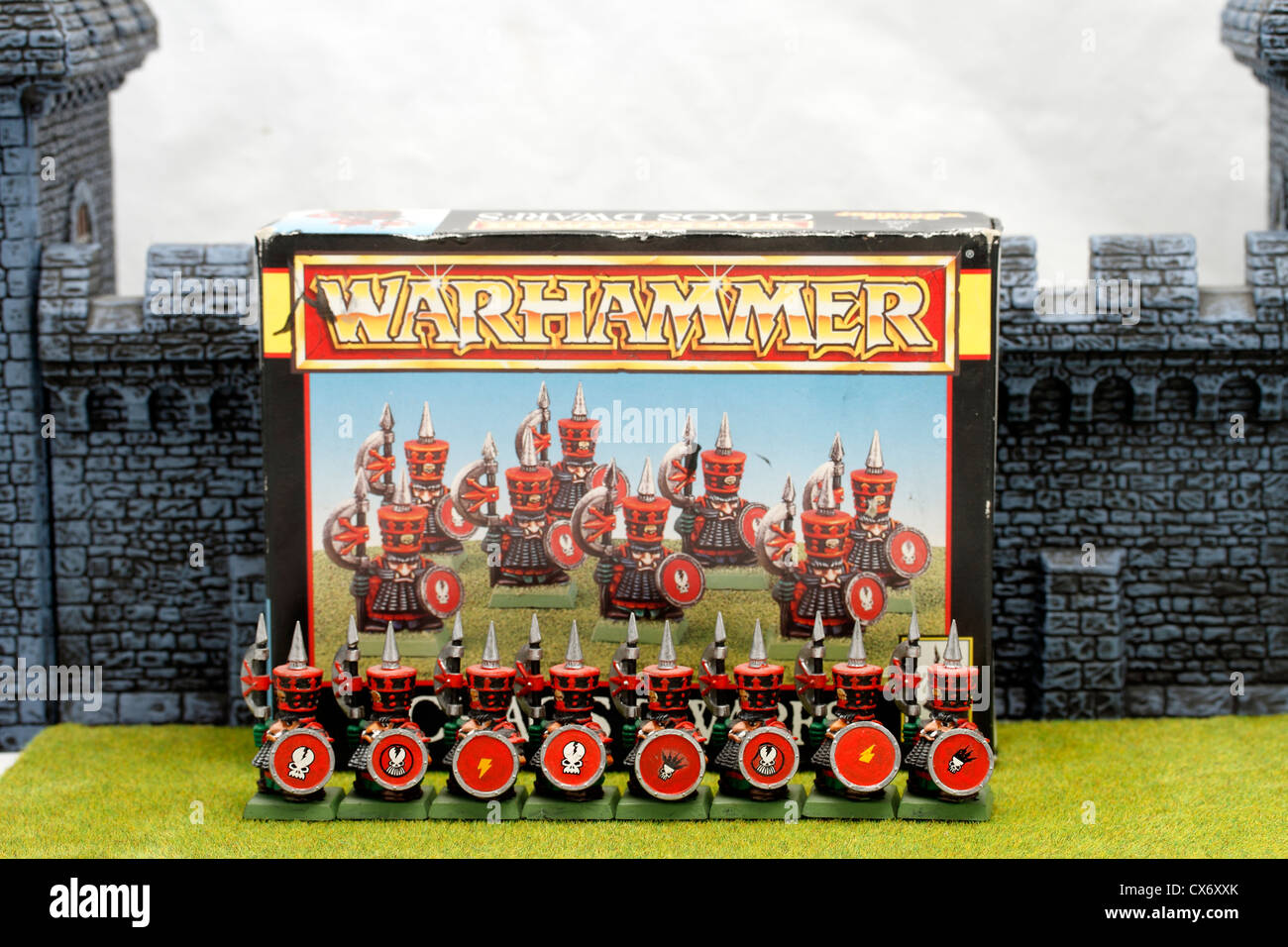 Warhammer fantasy Chaos Dwarves by Games Workshop Stock Photo
