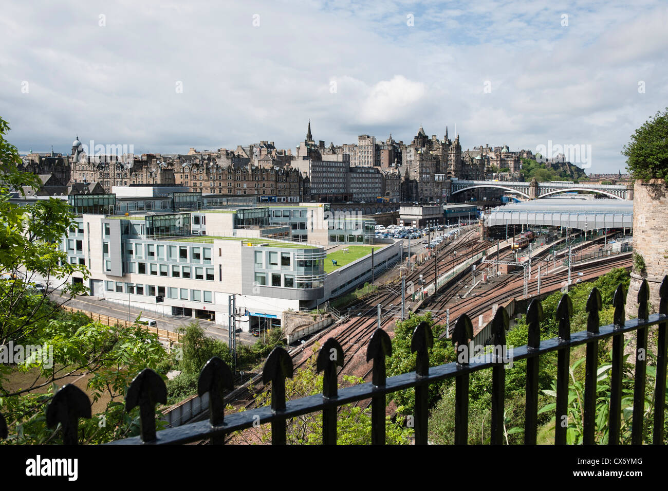 Edinburgh is the 2nd most visited city in the UK after London. Famous for its Festival and old centre with the Castle. Stock Photo