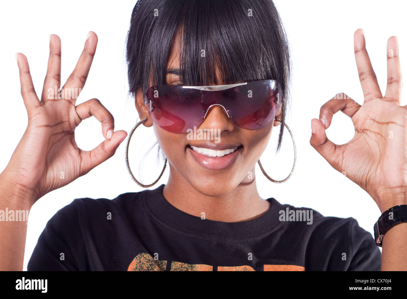 Indian girl smile hi-res stock photography and images - Alamy